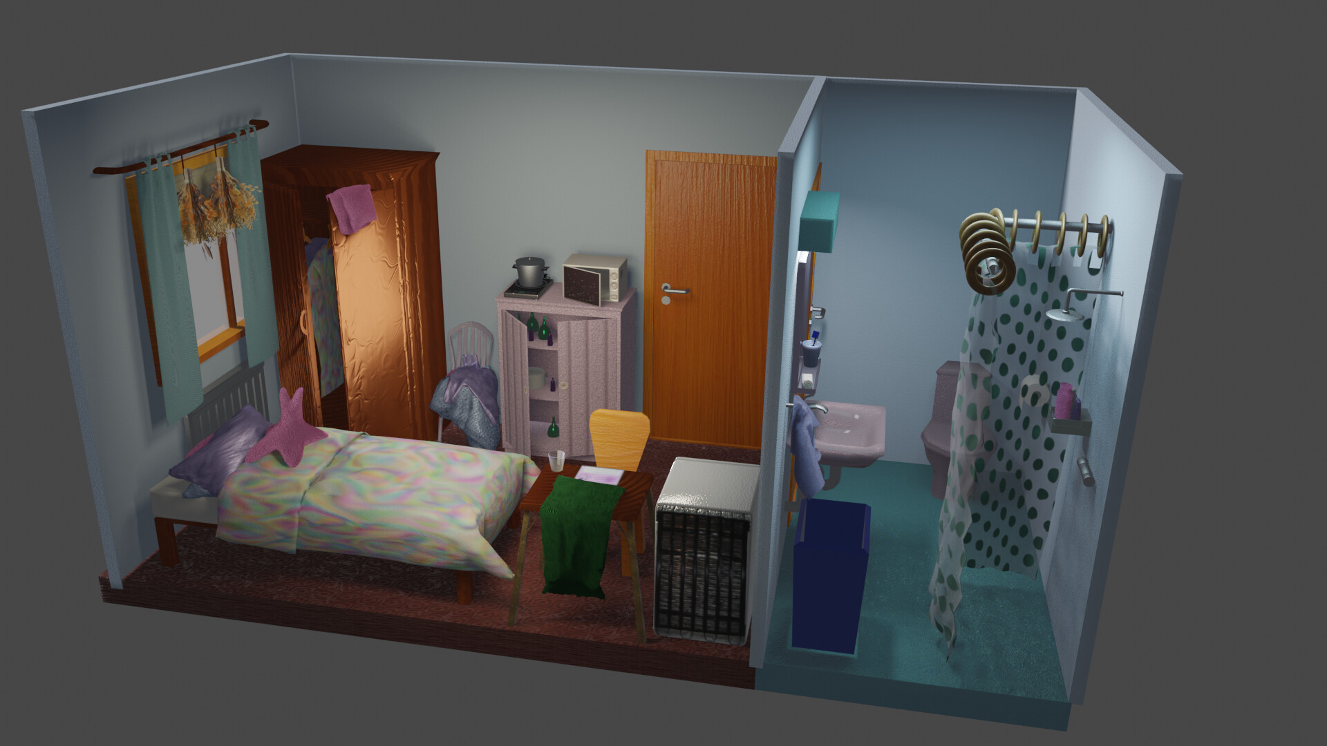 IG Vald. - Dorm Room Diorama