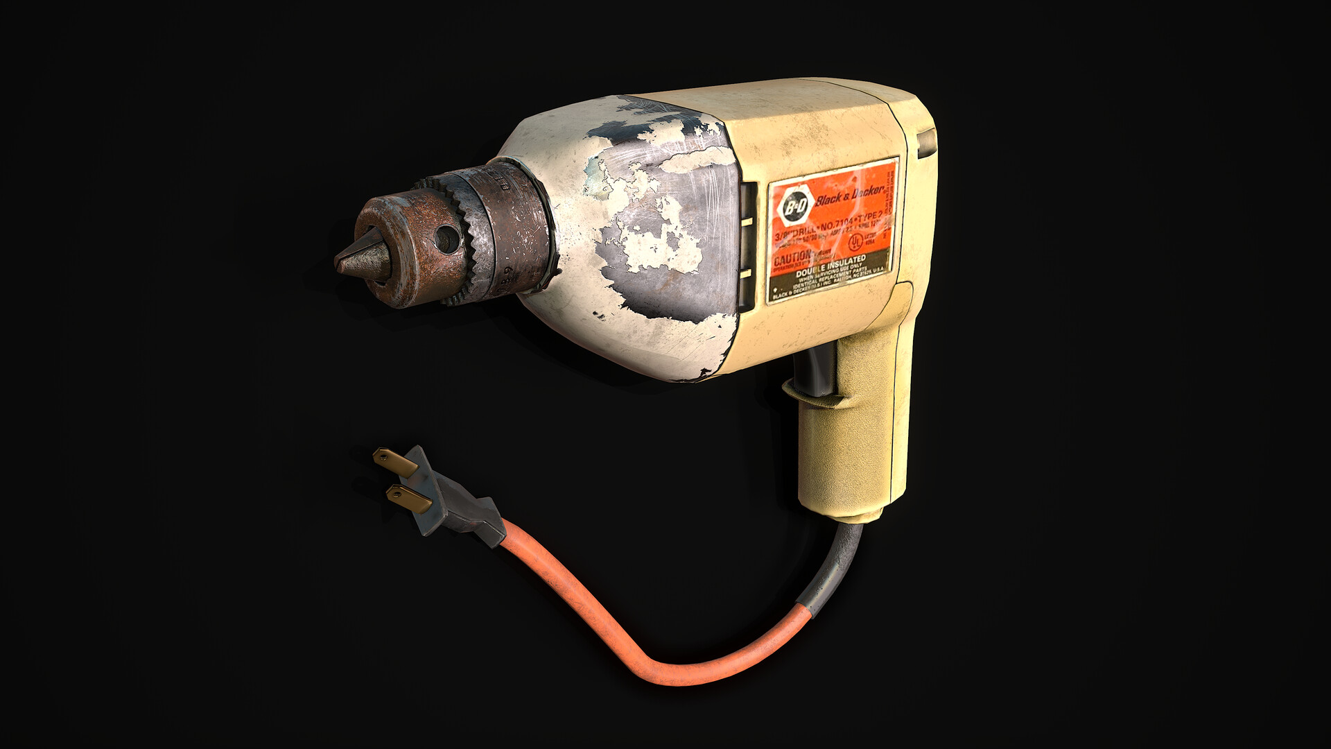 ArtStation - Old electric drill