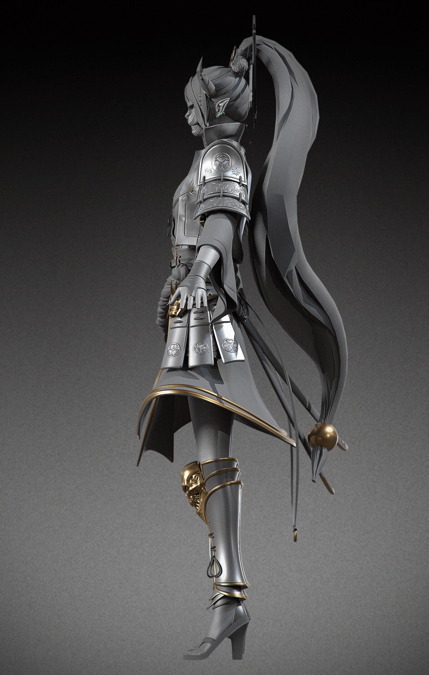 Aboutcg 游戏角色线下班第8 9期衣同学作品