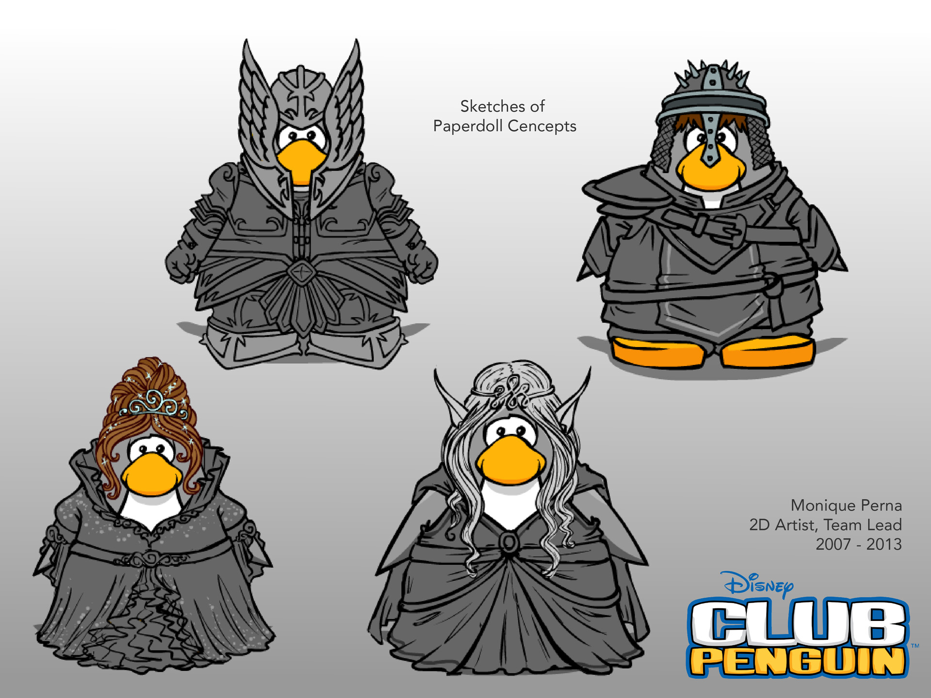 Monique Perna - Club Penguin: Costume Design & Illustration