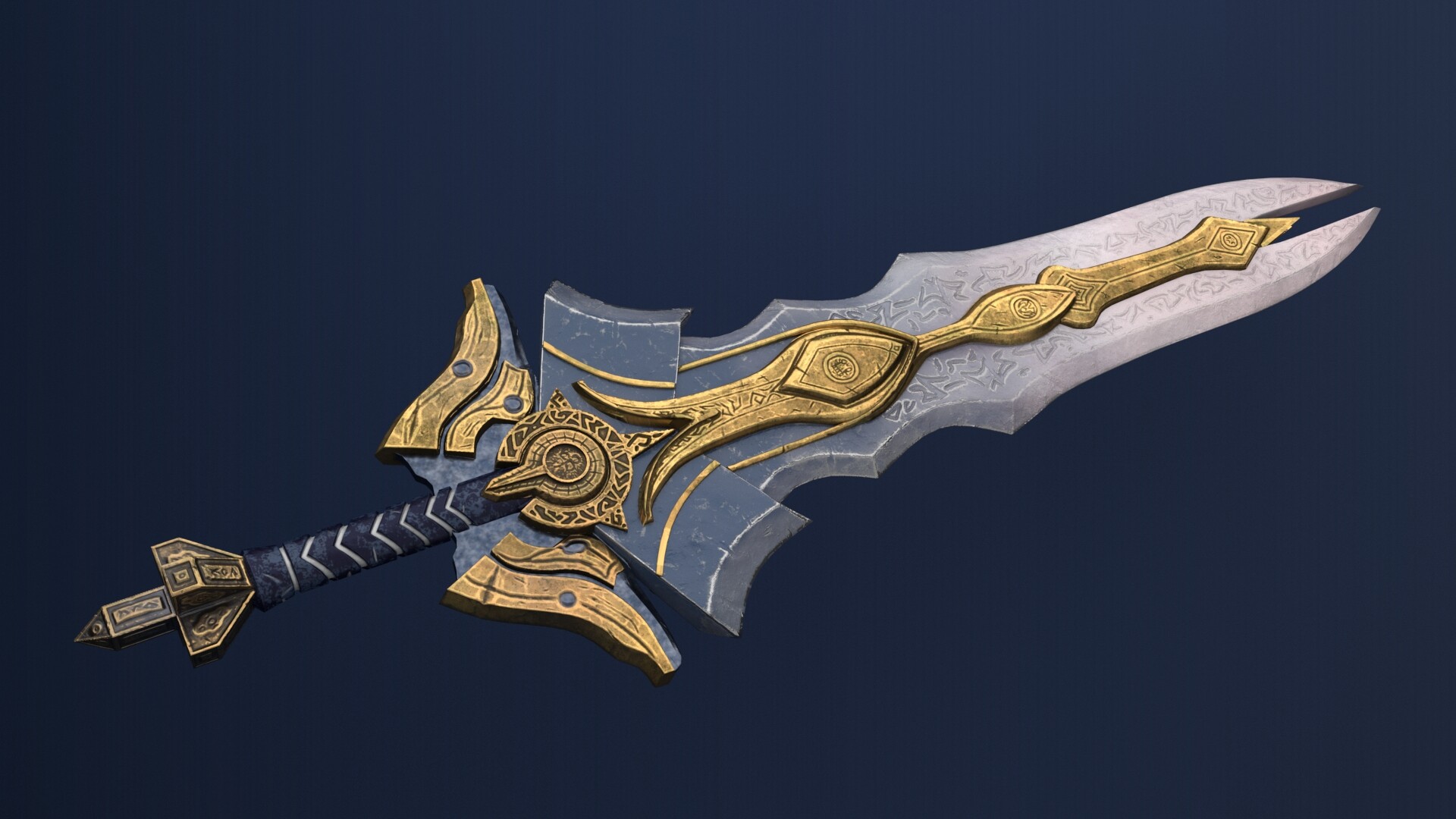 ArtStation Armageddon blade (Darksiders fanart Theme Sword)
