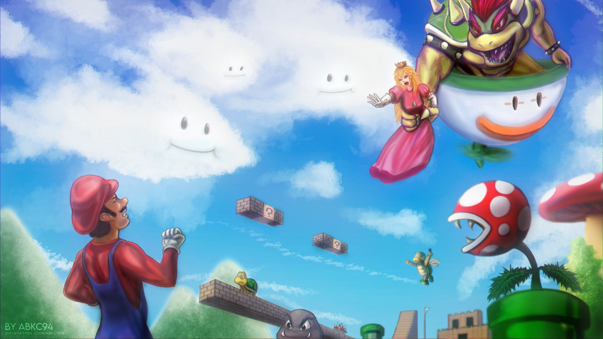 ArtStation スーパーマリオ