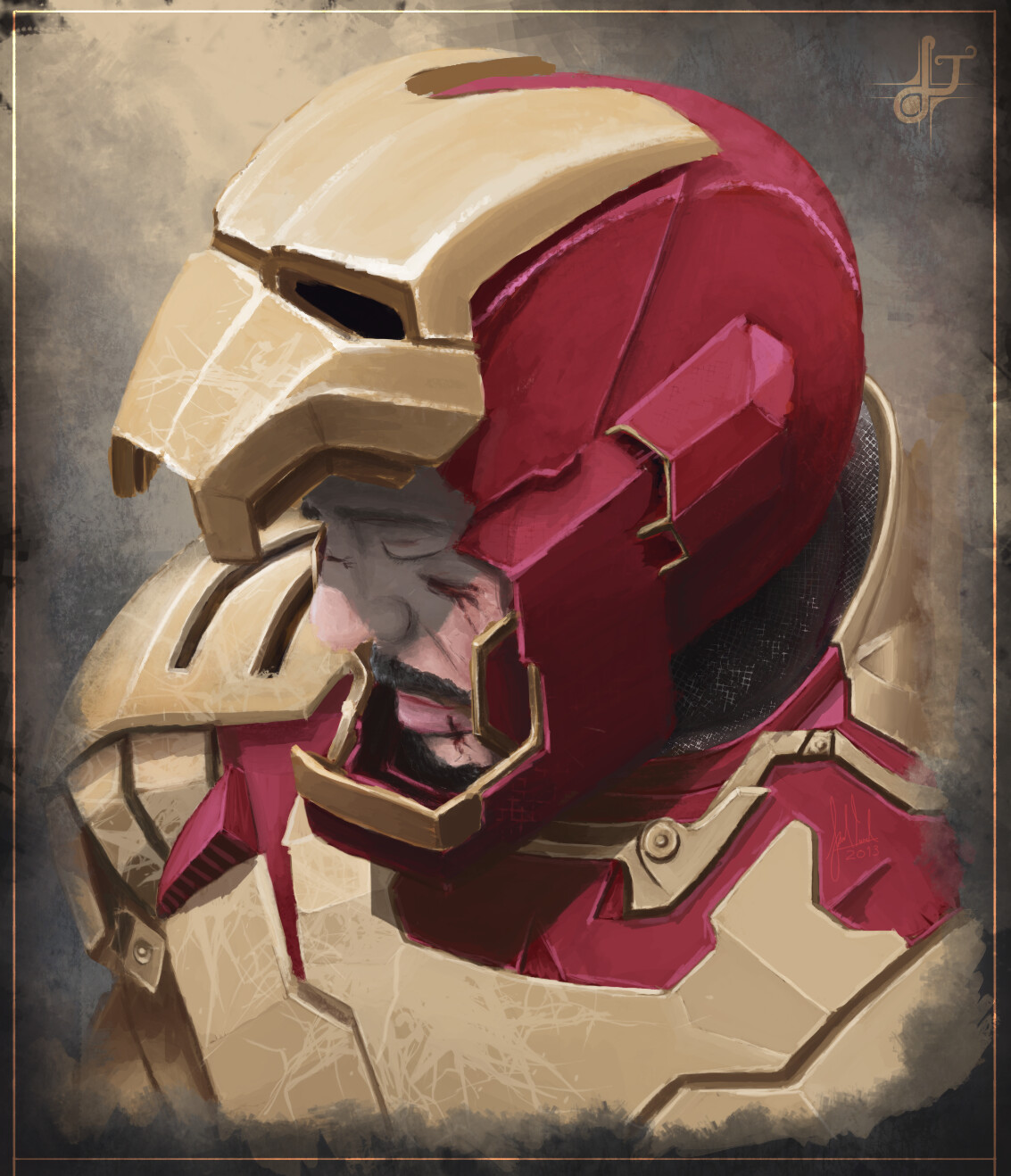 A paint-over of a frame from the movie as a re-light test from an unknown date. Maybe 2014 - 2015.