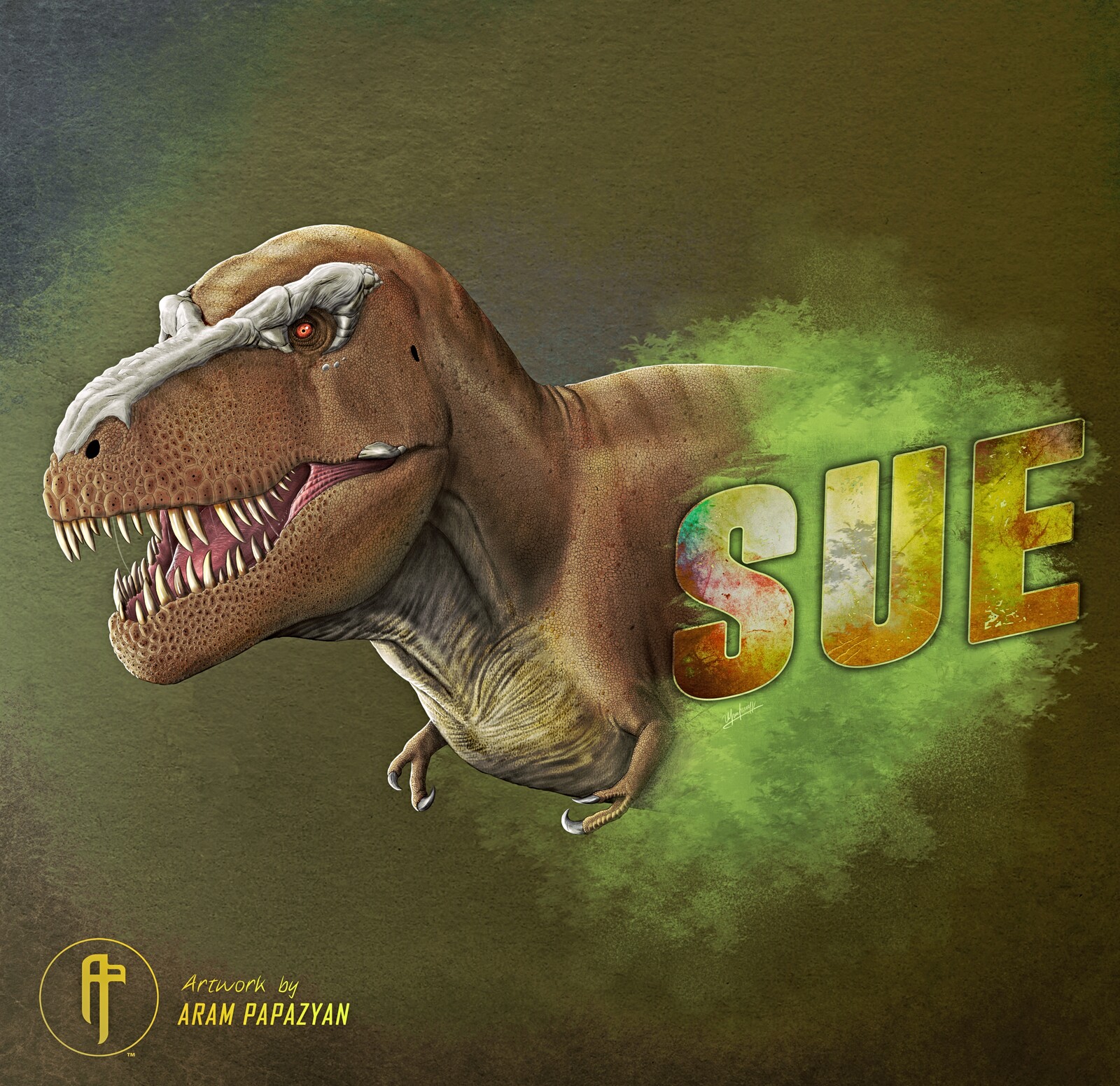A reconstruction of Sue the T. rex
