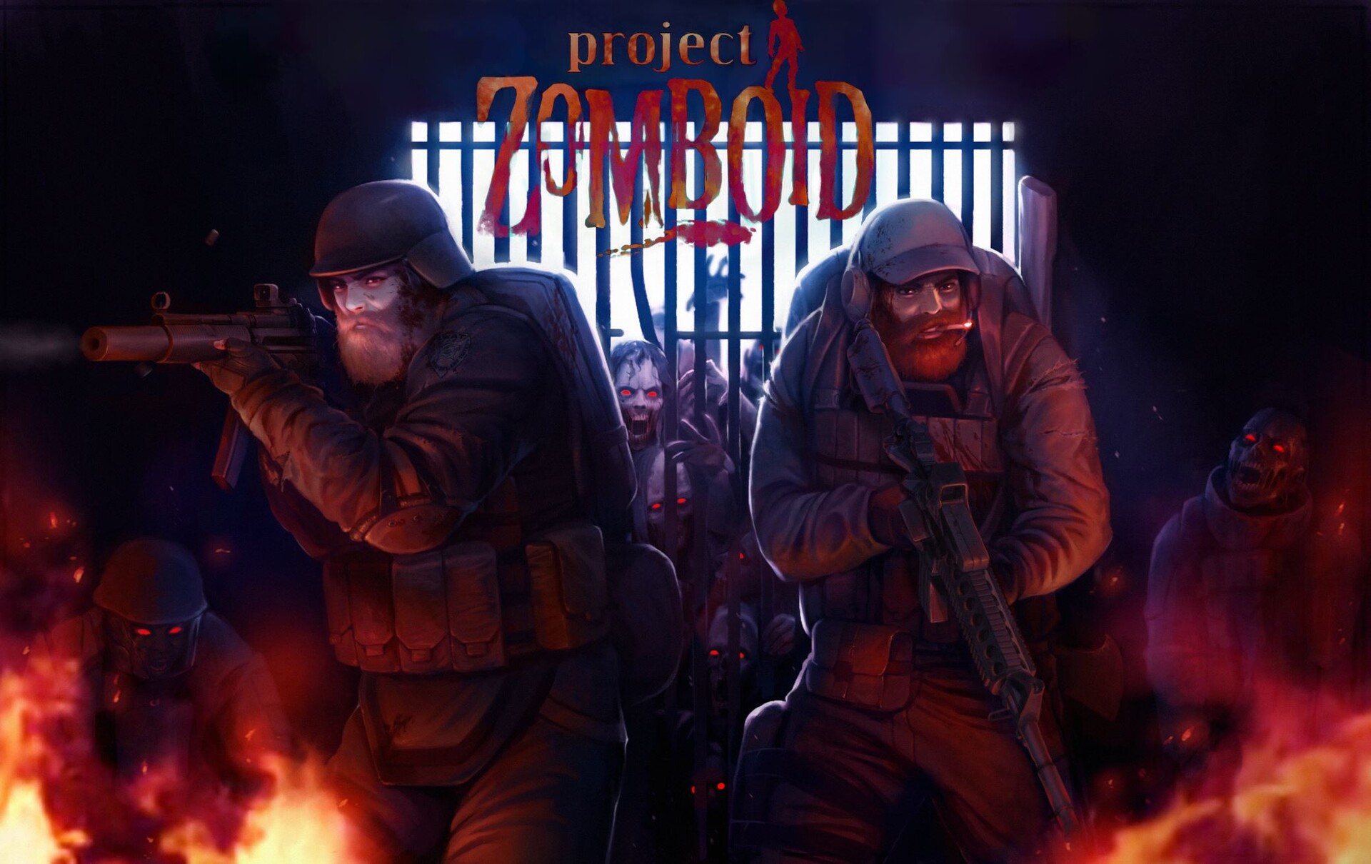 Artstation project zomboid fanart