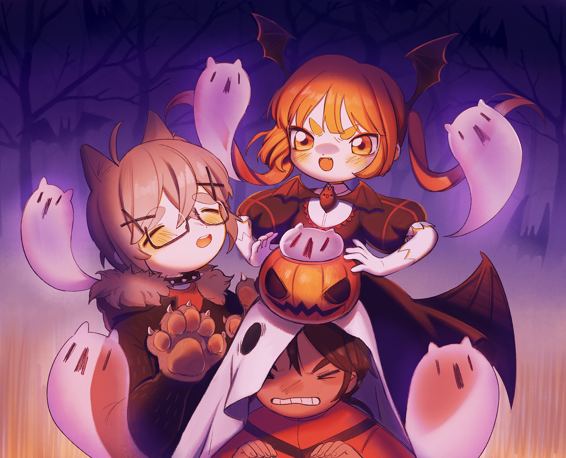 ArtStation [OC] Halloween party