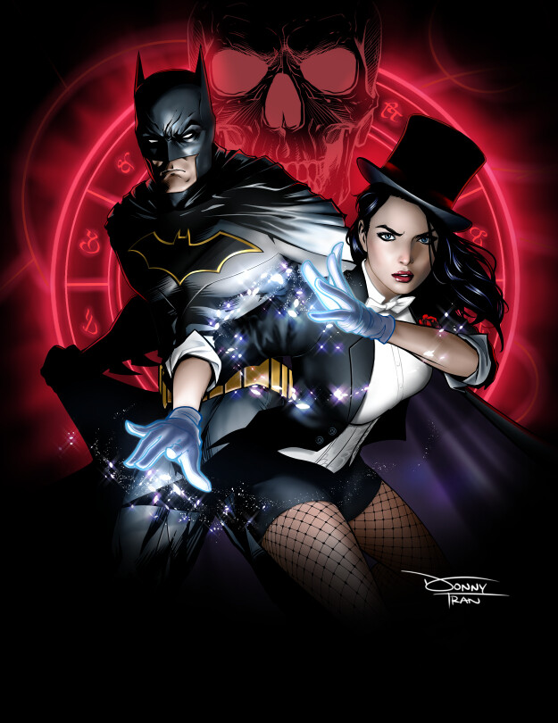 This is my published cover art for Realm Media's BATMAN: The Blind Cut.
