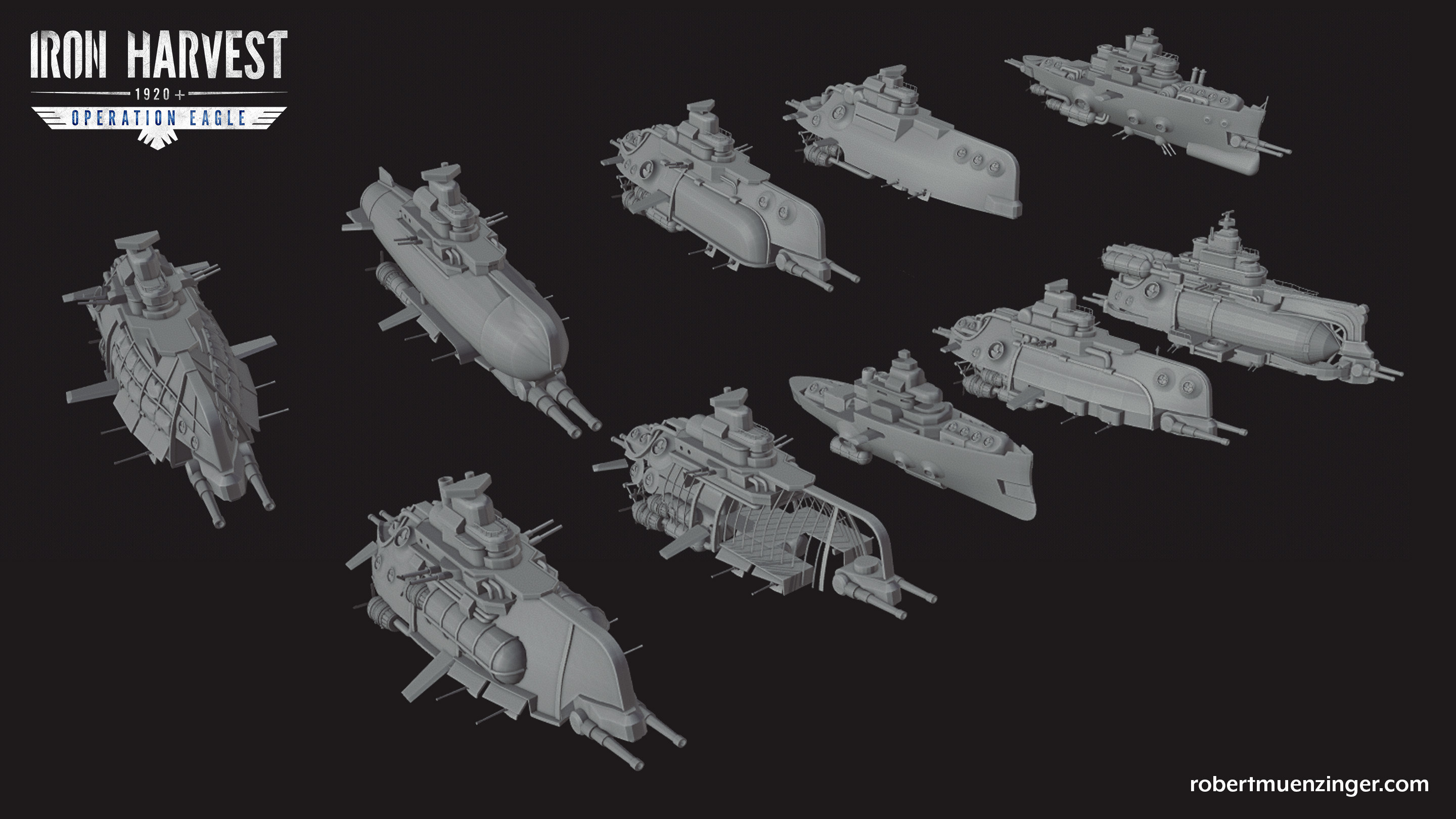 Robert Muenzinger 3D Artist Iron Harvest Mason's Airship