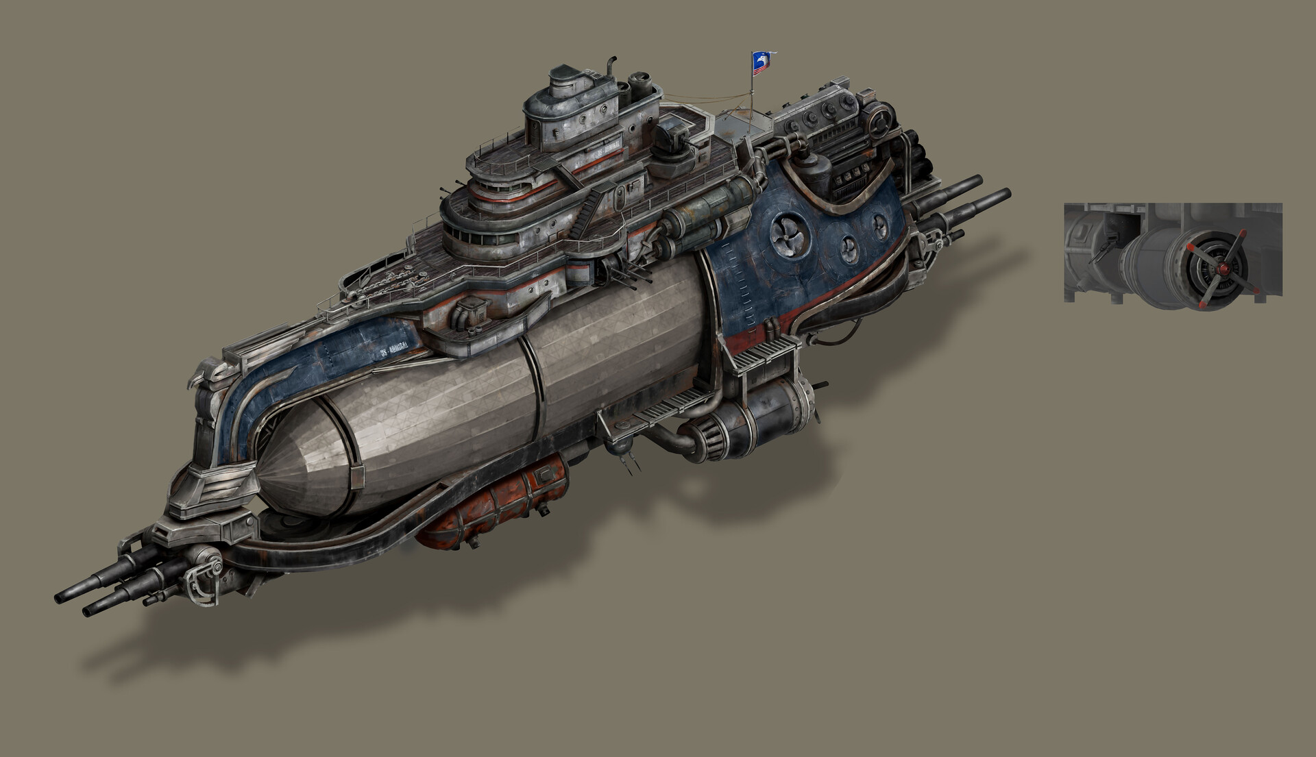 Robert Münzinger Iron Harvest Mason's Airship