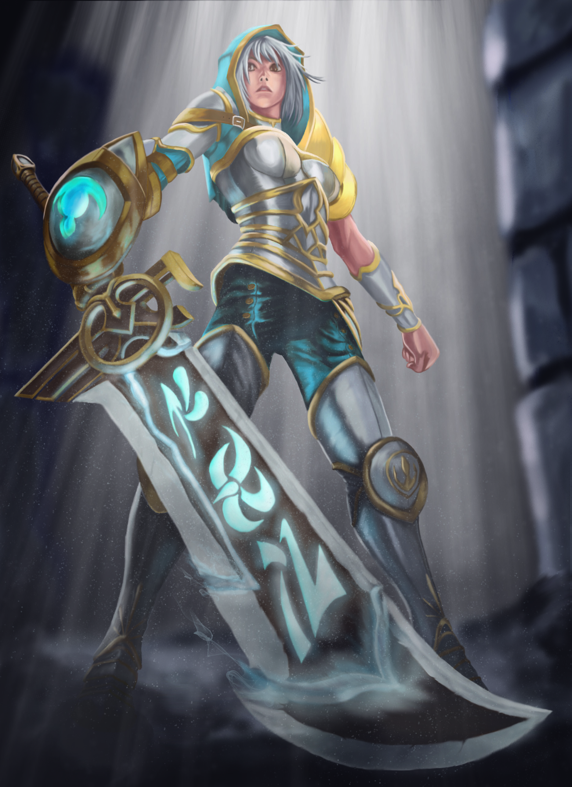ArtStation - Splash Art - Redeemed Riven