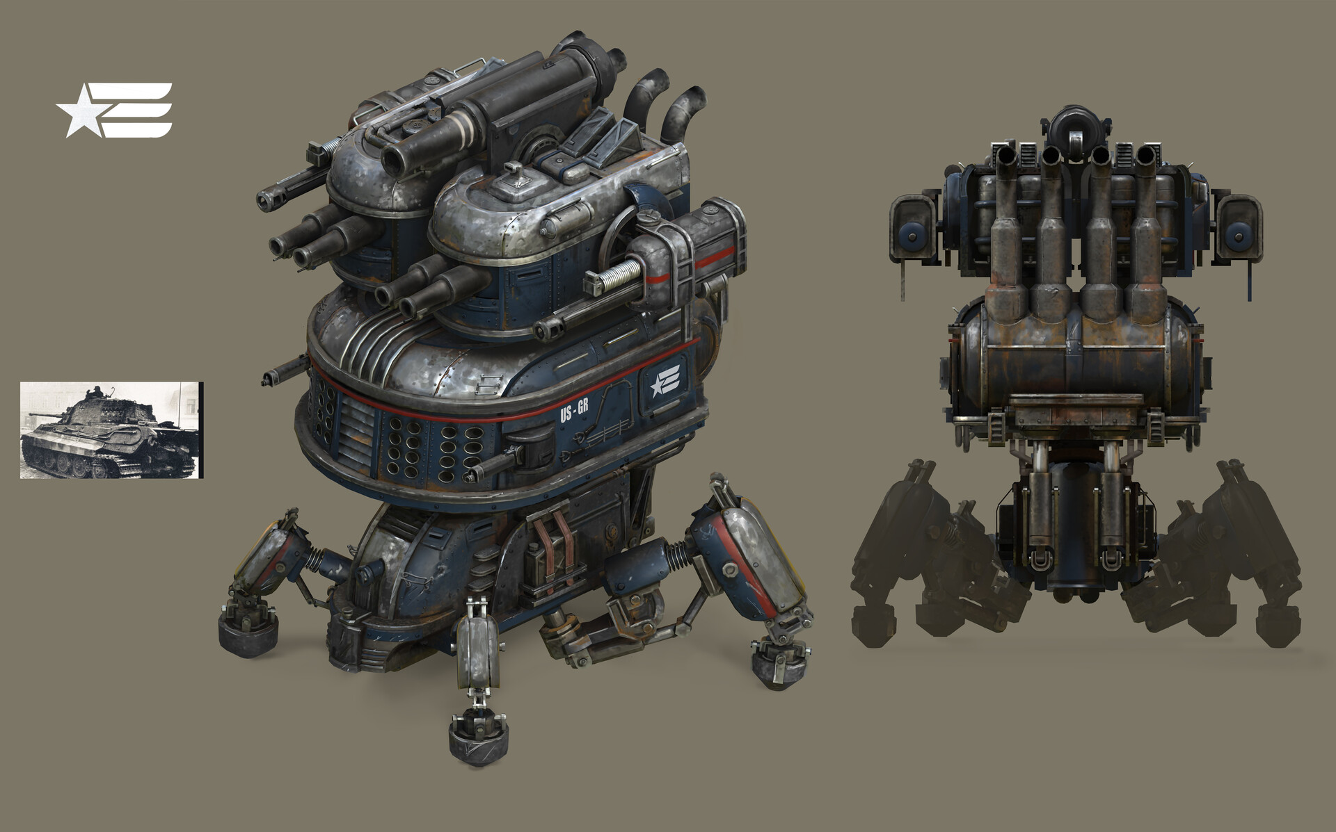 Robert Münzinger Iron Harvest Usonian M19 "Knox"