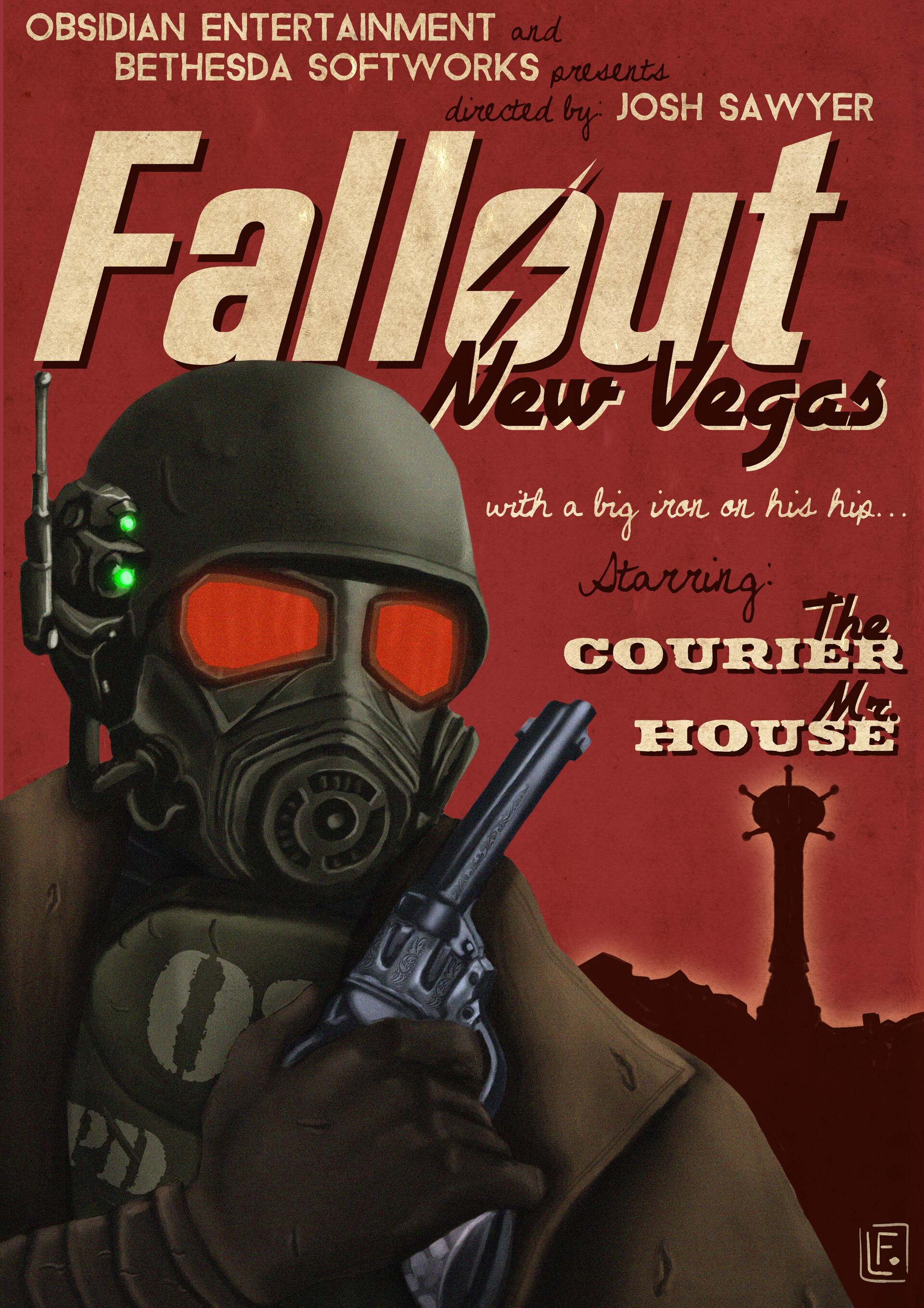 ArtStation - Fallout New Vegas Poster