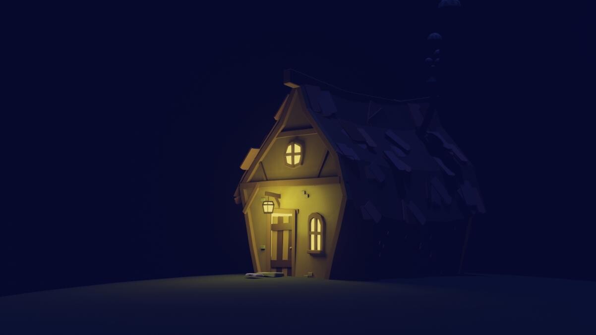ArtStation - First Low Poly House