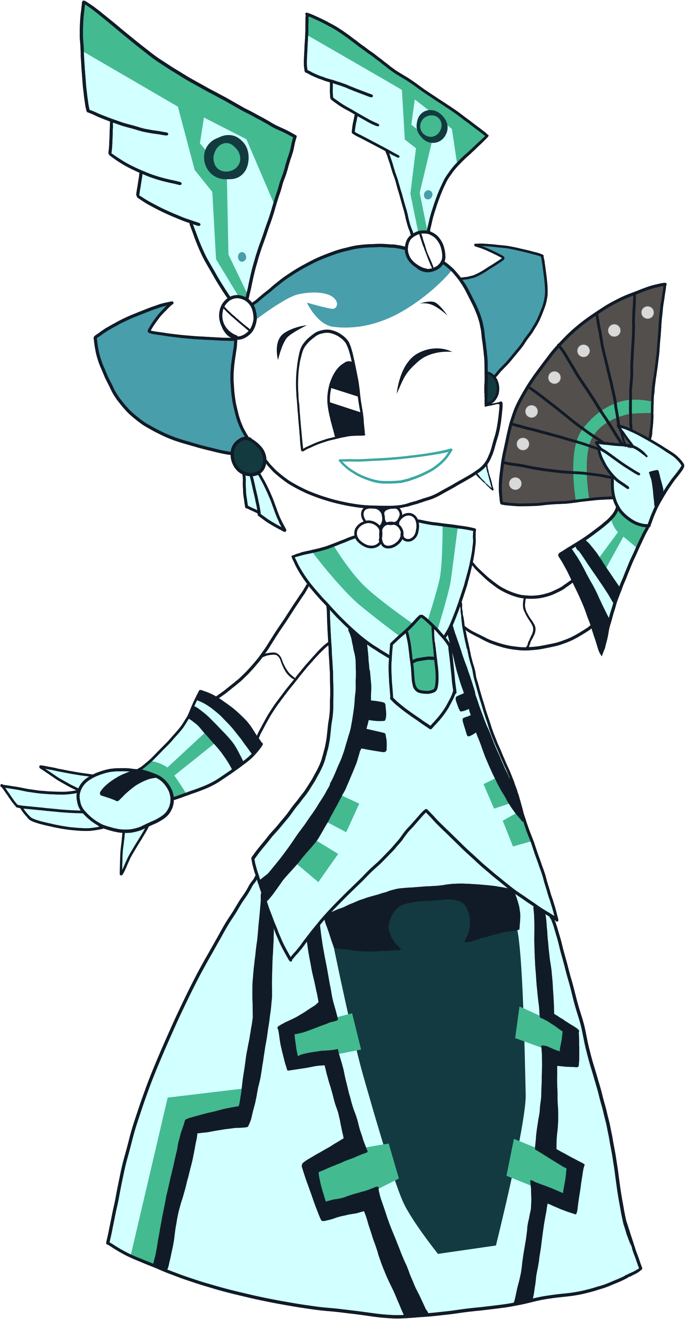 Jenny Wakeman from My Life as a Teenage Robot as the Princess. Trying to compete with those Crust Cousins again...