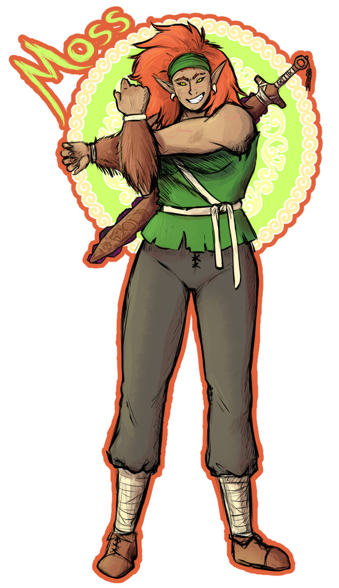 ArtStation Moss Path of the Beast // Shifter