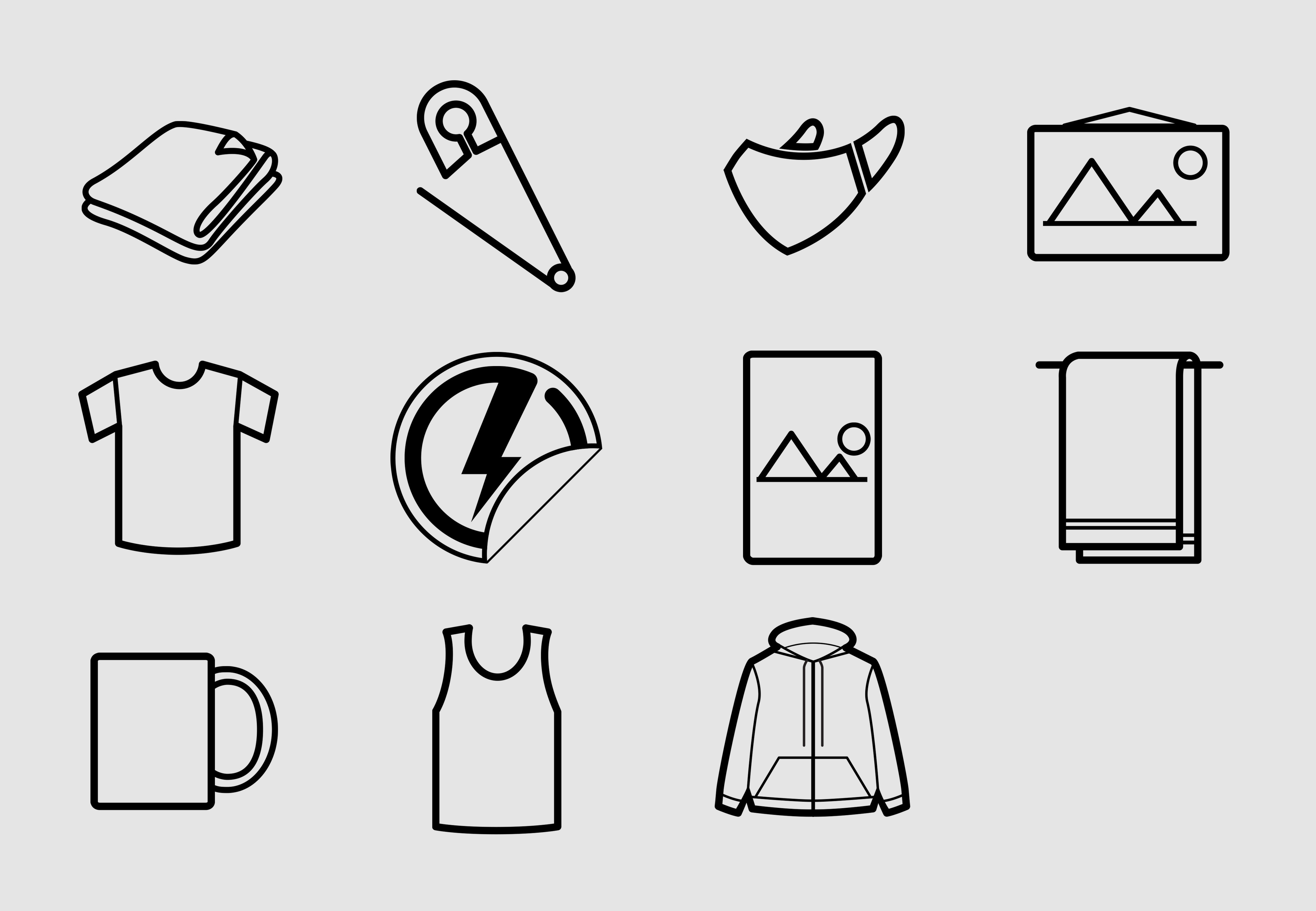 icons redesigned in Adobe Illustrator
