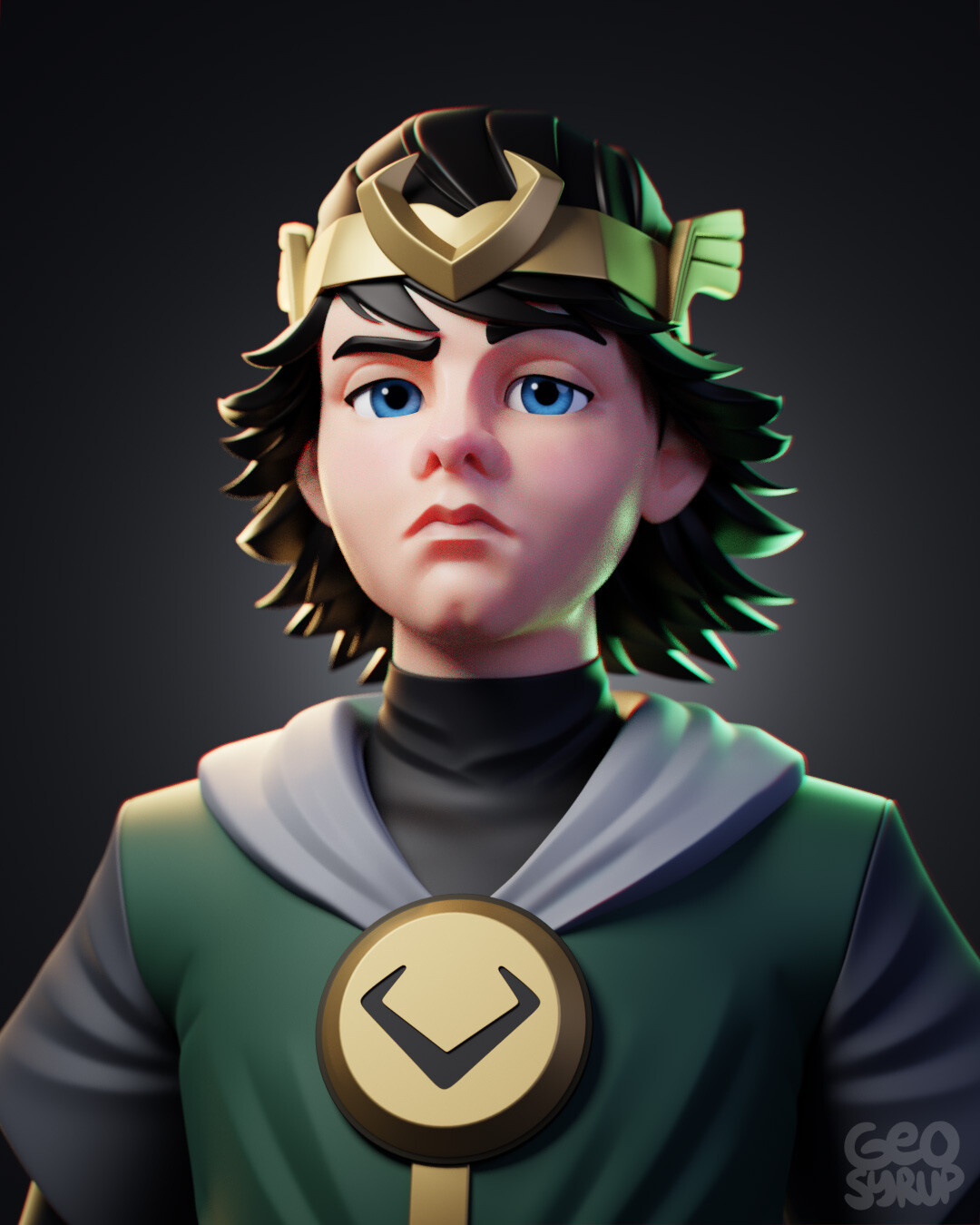 ArtStation - Kid Loki - Stylized 3D sculpt