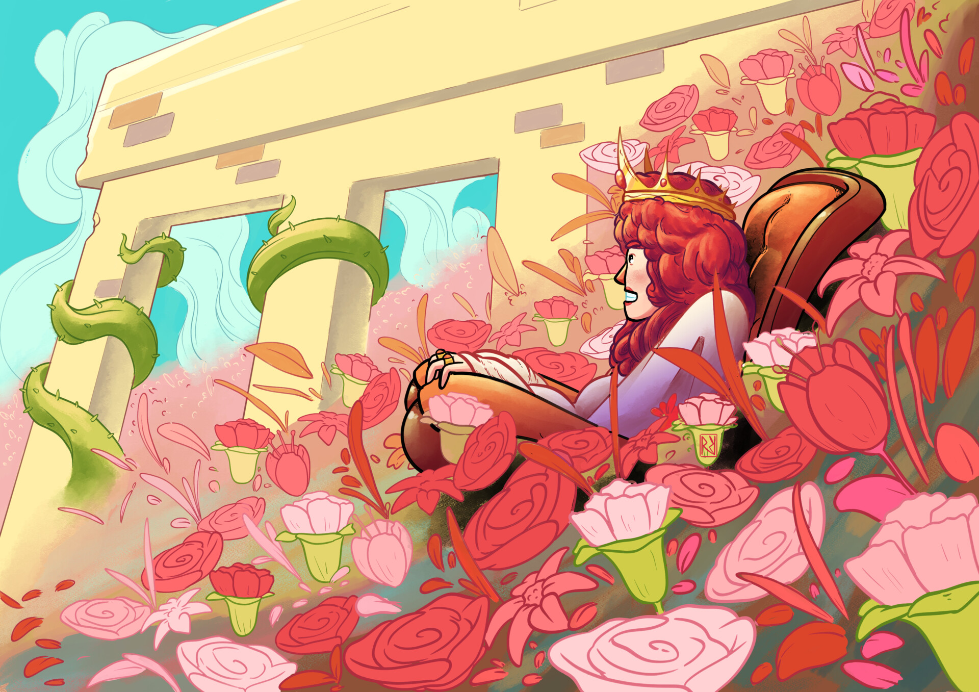 ArtStation The Flower Queen