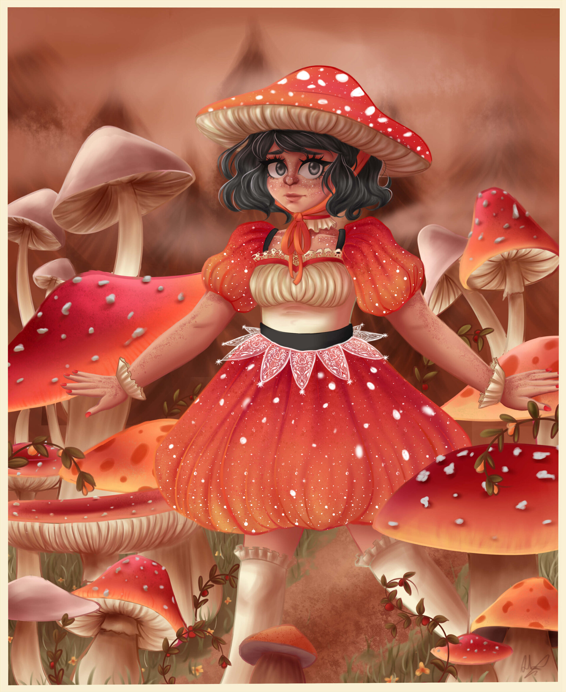 ArtStation Mushroom Dress