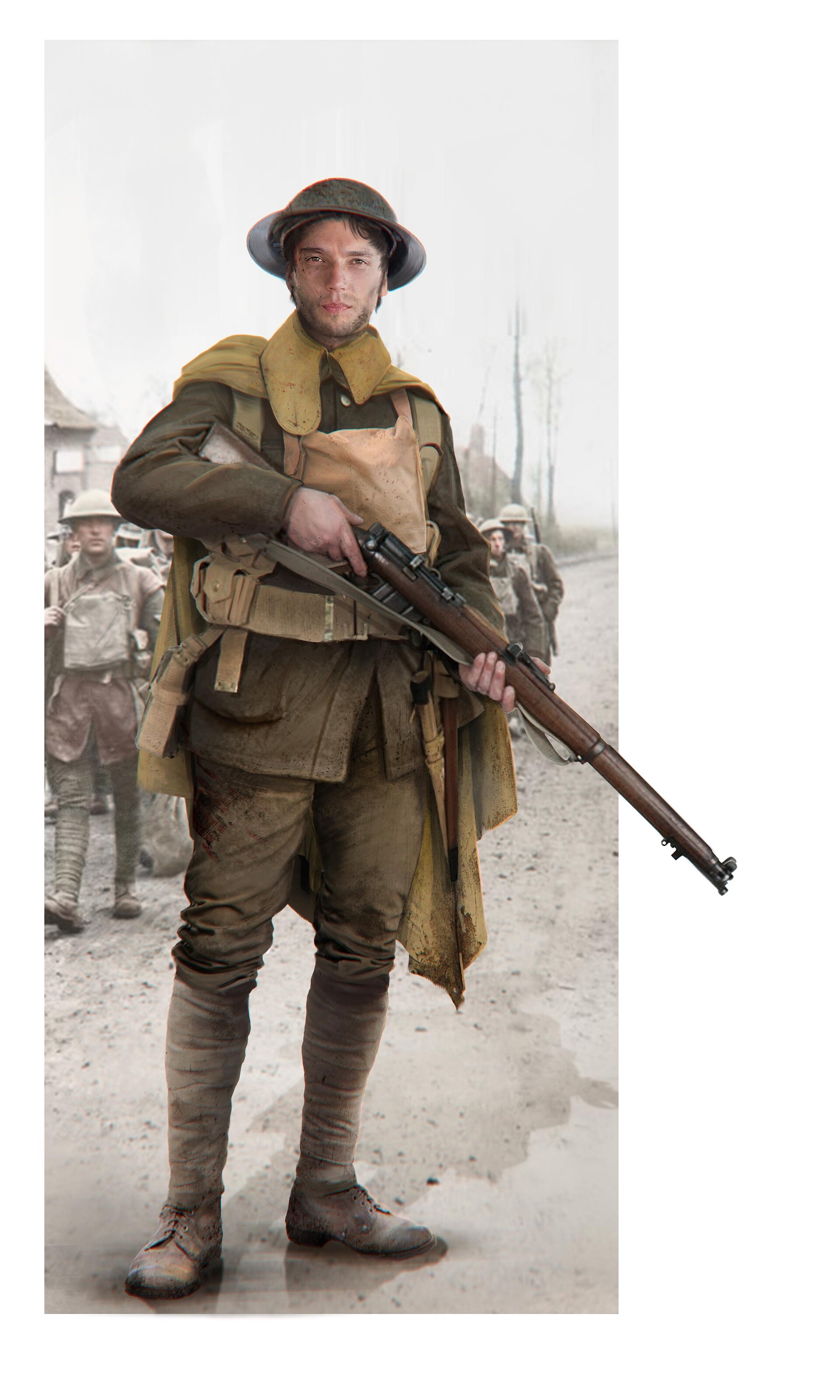 ArtStation - British soldier of 1914-1918