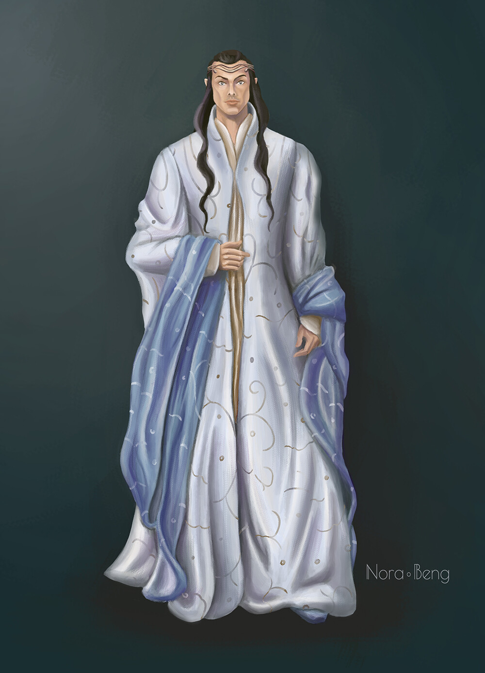 ArtStation - Elrond, the Lord of Rivendell