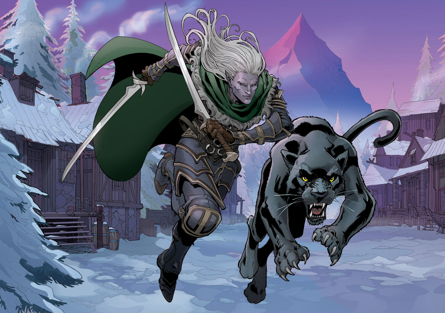 Drizzt Action Figure Box Art Cover 