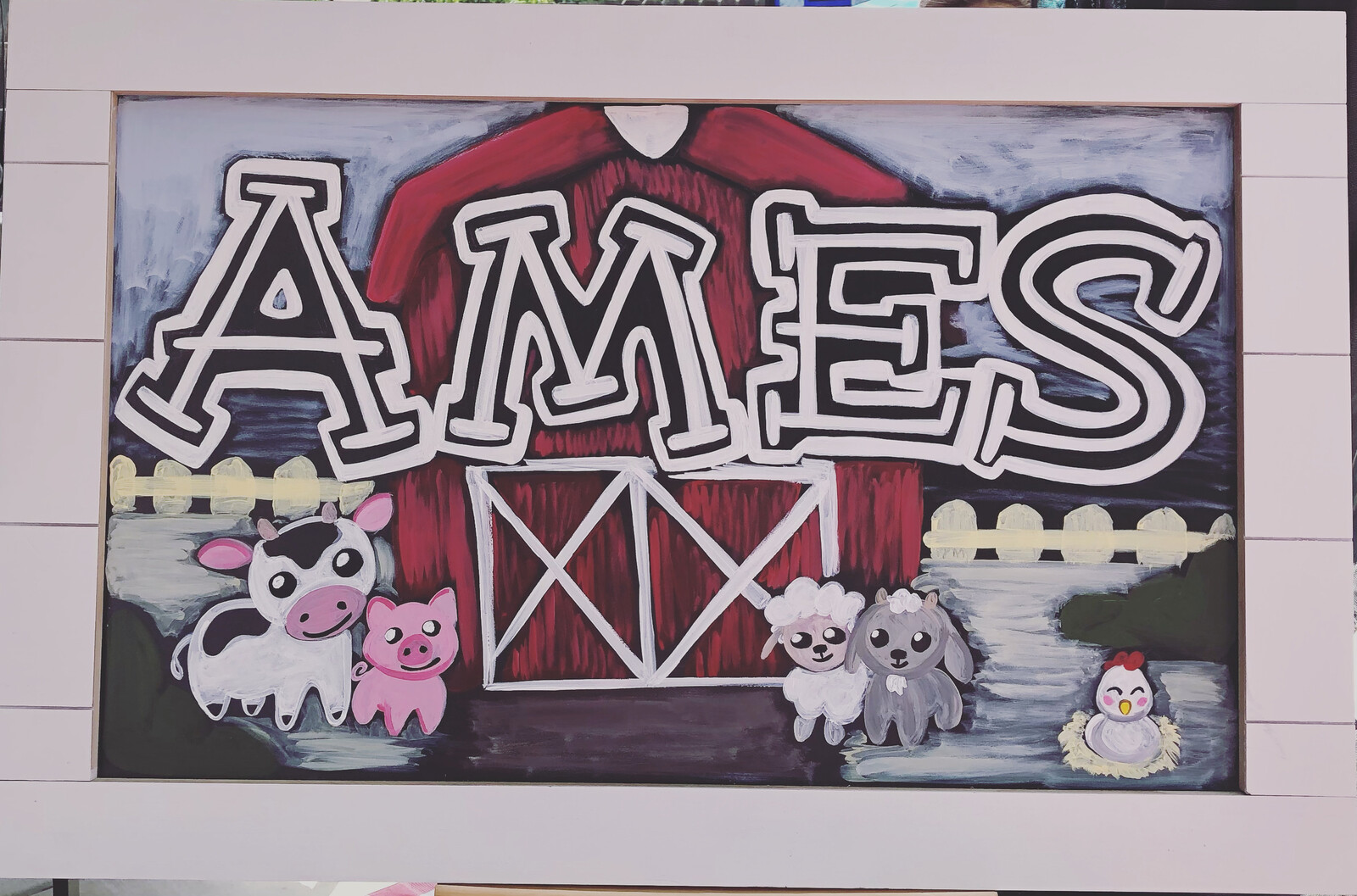 Barnyard Themed Nursery Sign