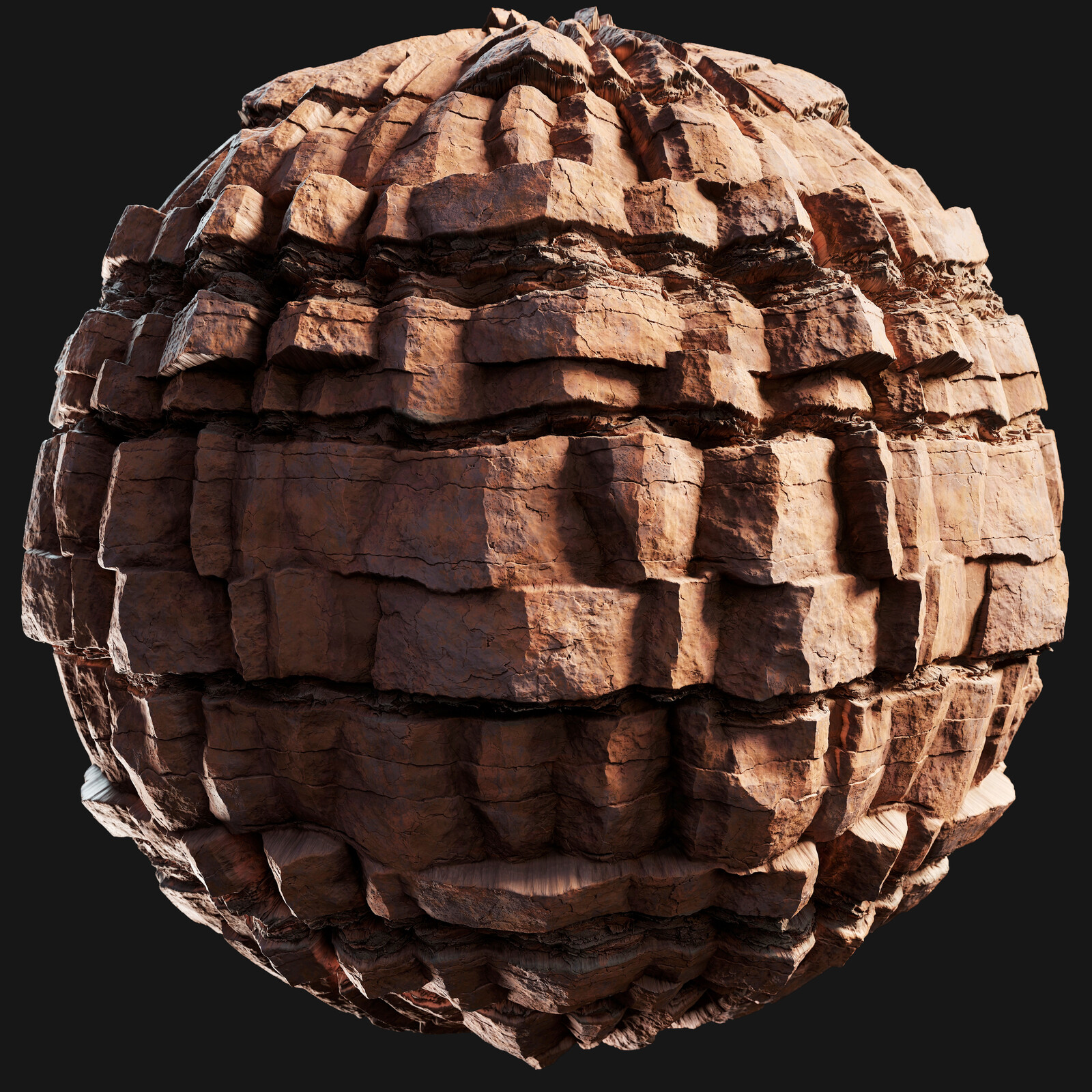 Procedural Layered Desert Cliff 