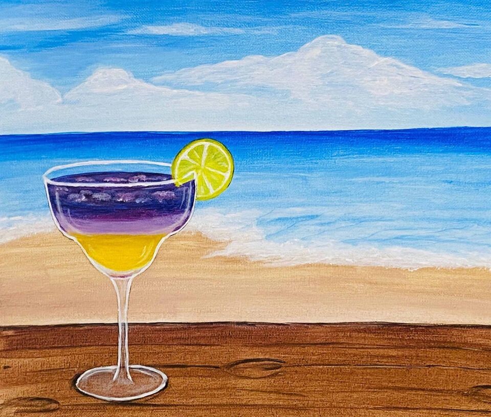 ArtStation Summer Painting Paint and Sip Live