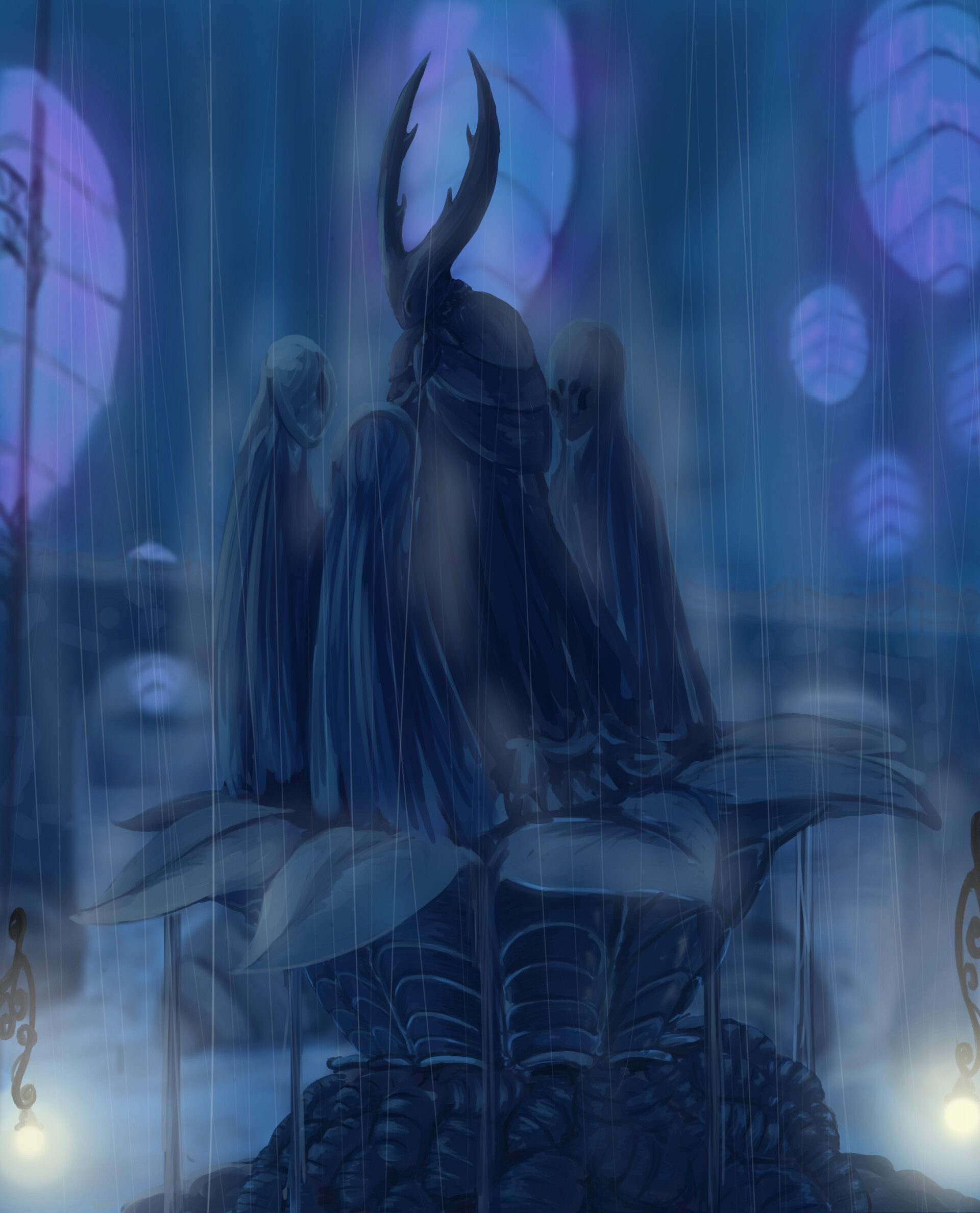 ArtStation City of Tears Fountain Square