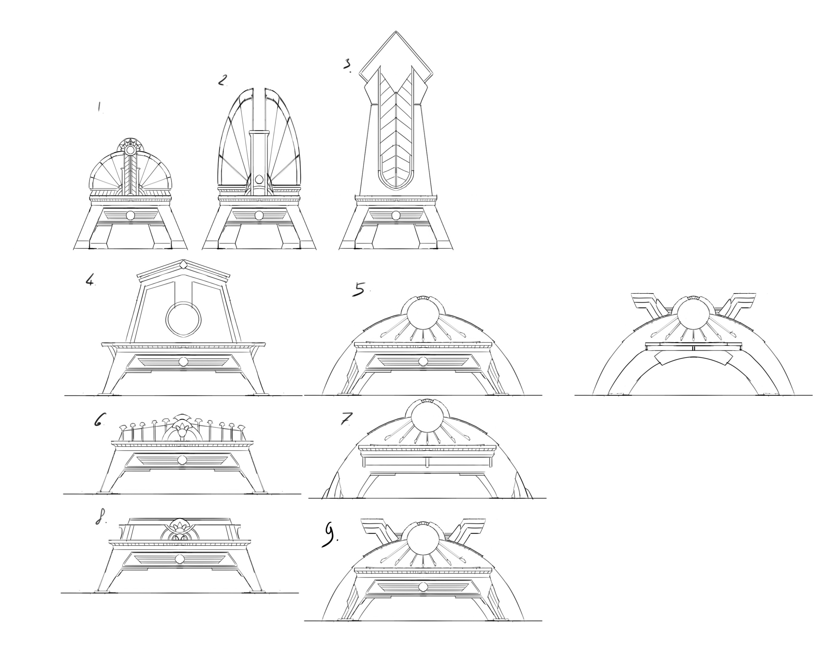 Bench Sketches
