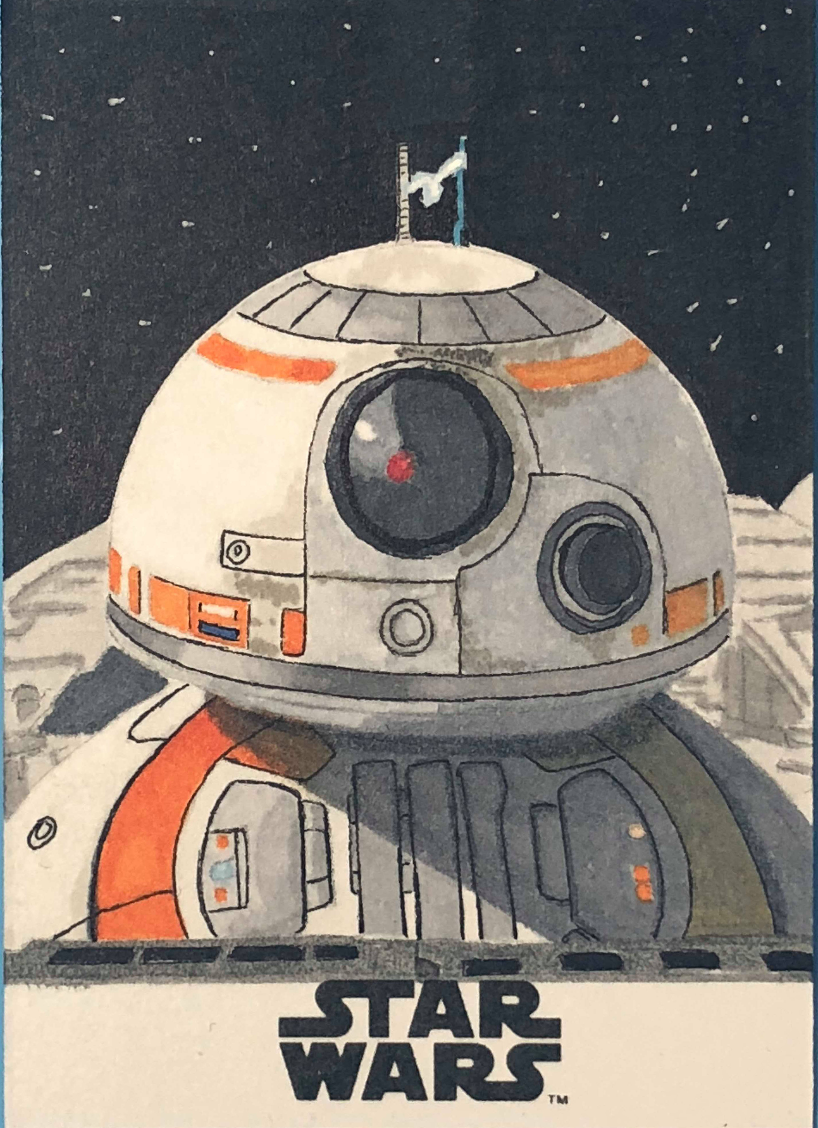 BB8 from Topps The Last Jedi set