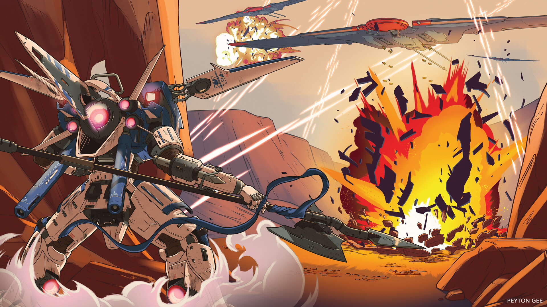 ArtStation Lancer Battle for Home