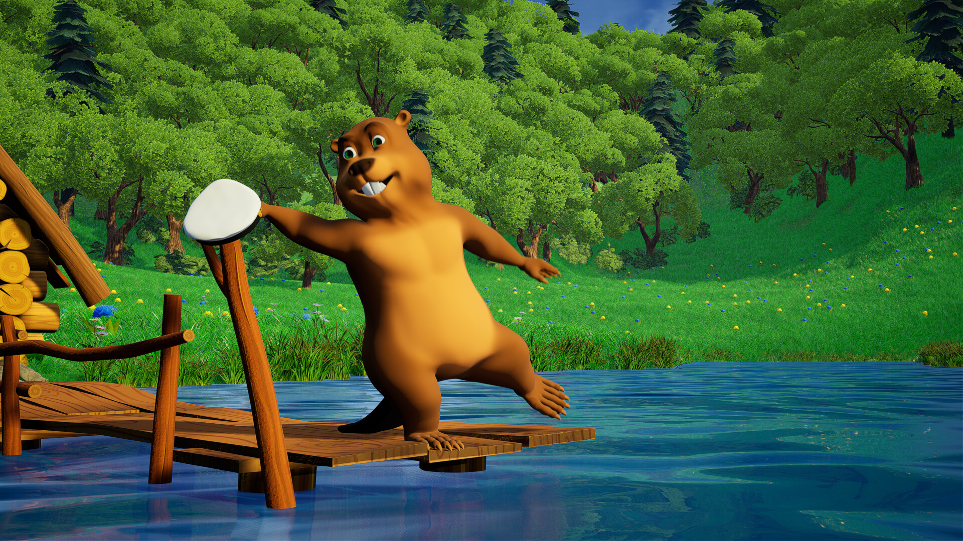ArtStation - Trailer for cartoon Beaver Bamsy
