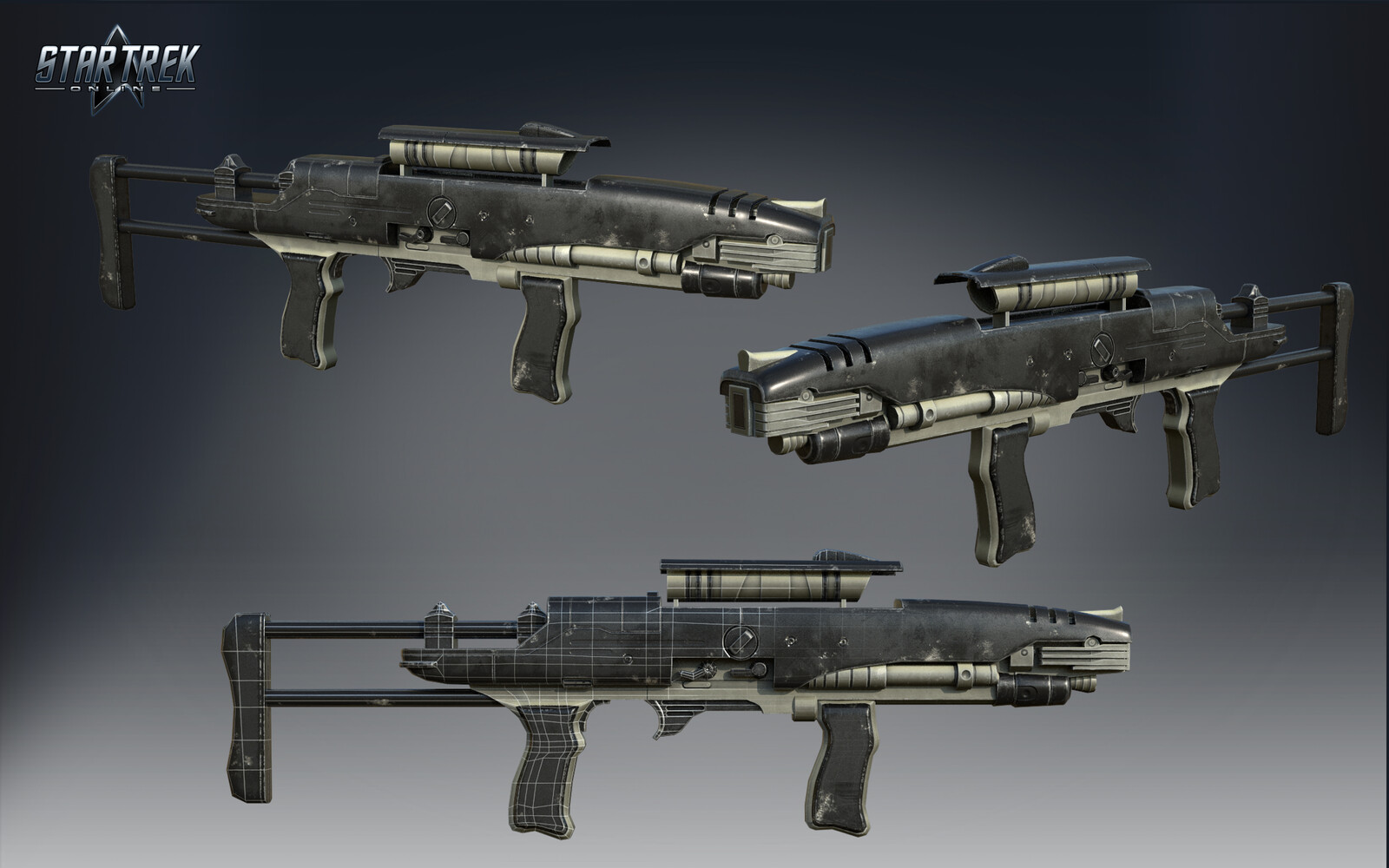 22nd Century MACO Pulse Rifle Iray Render