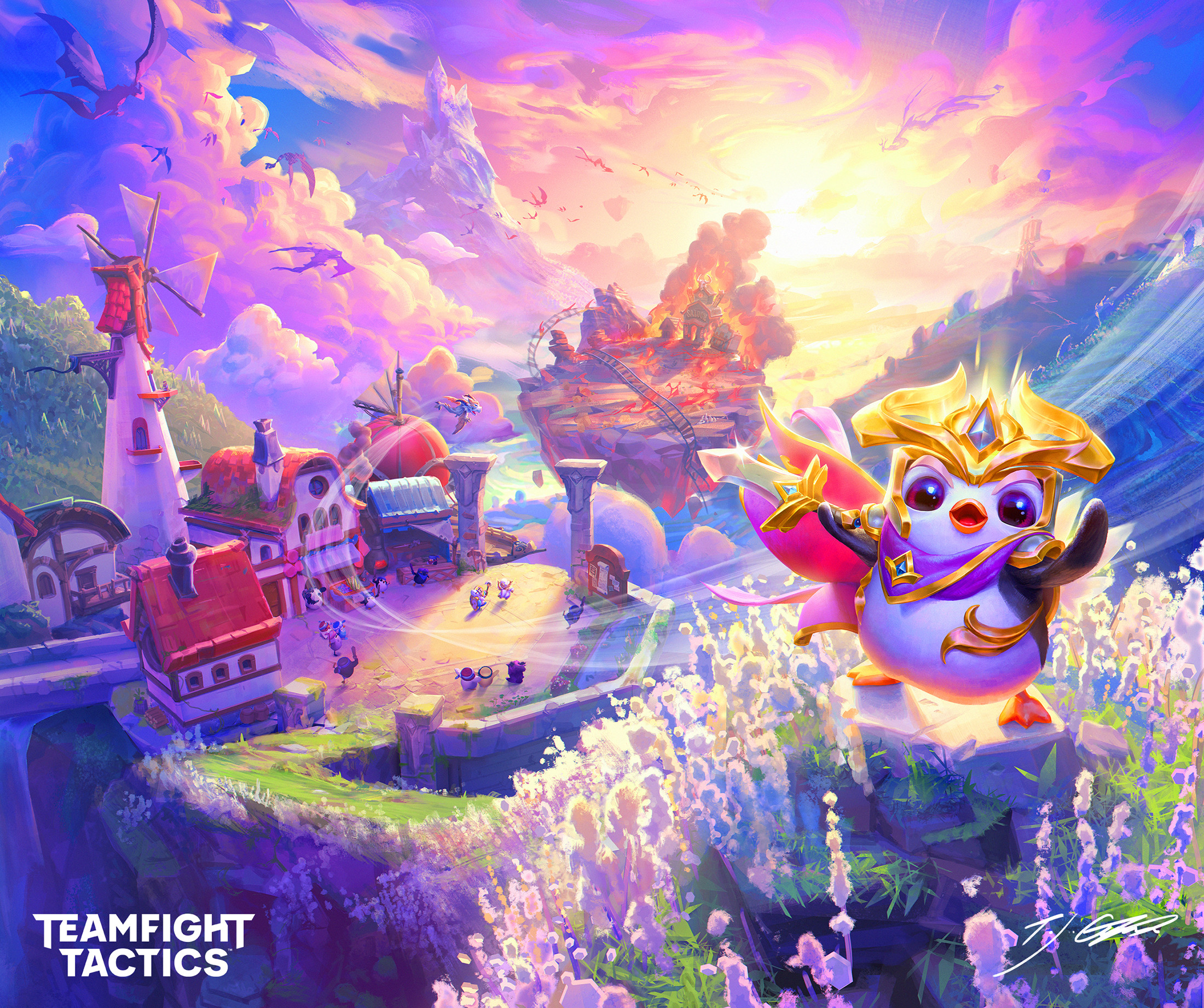 Finished Key Art for TFT: Dawn of Heroes