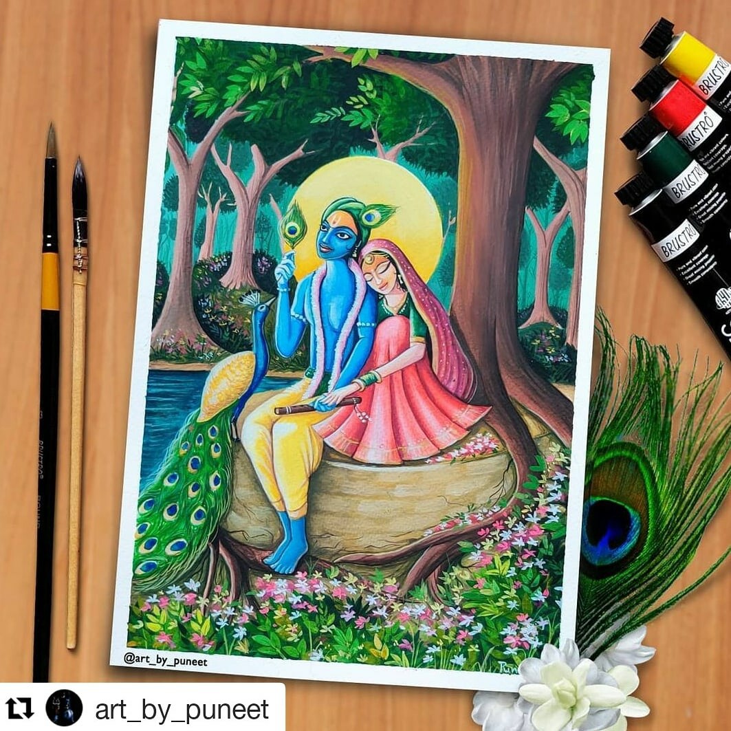 Update 158+ radha krishna easy drawing - nanoginkgobiloba.vn