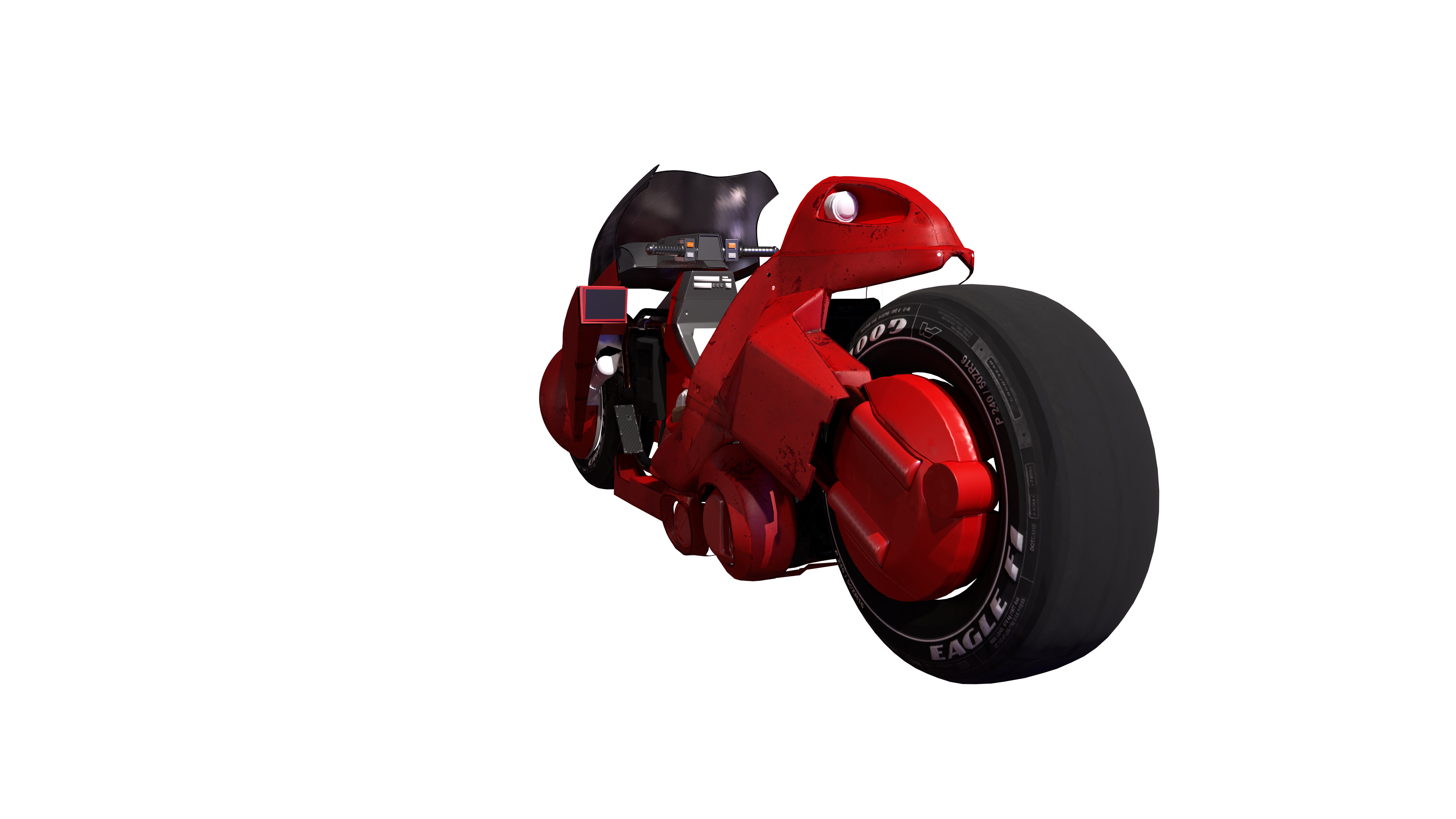 Akira Bike WIP - marmoset