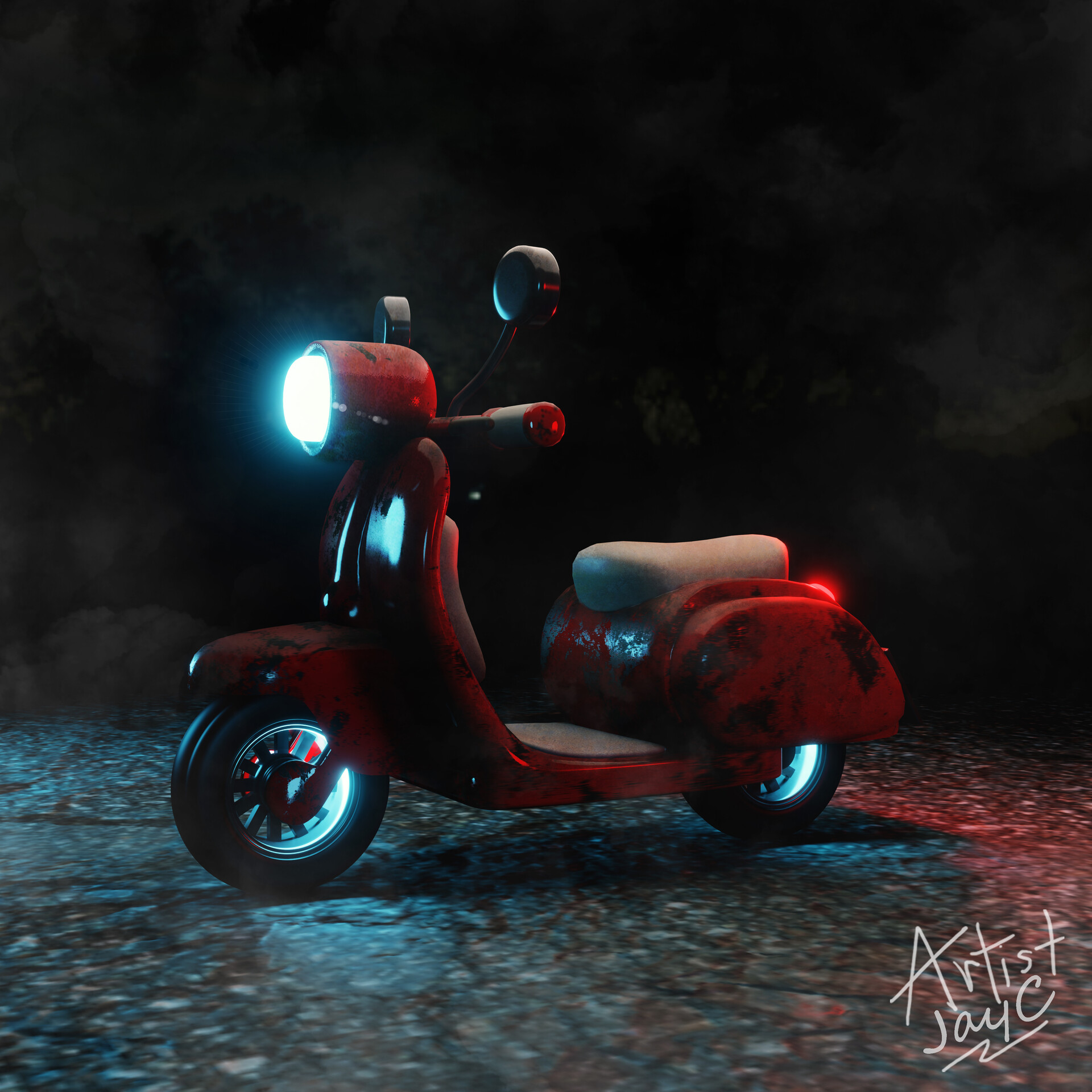 ArtStation - Vespa Stylish
