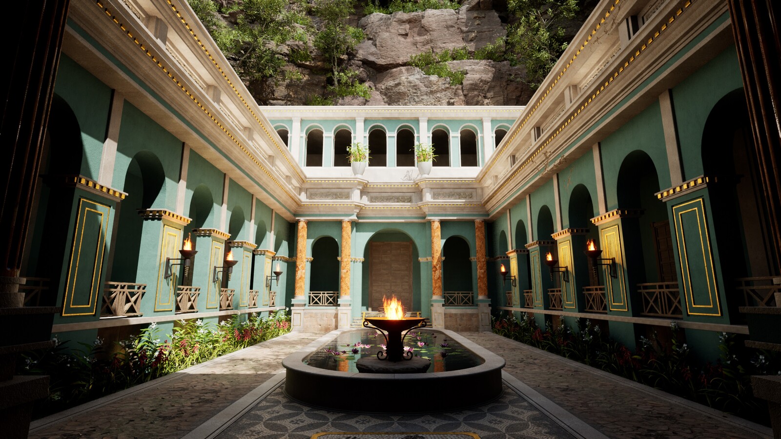 Roman Courtyard - UE5 with Lumen