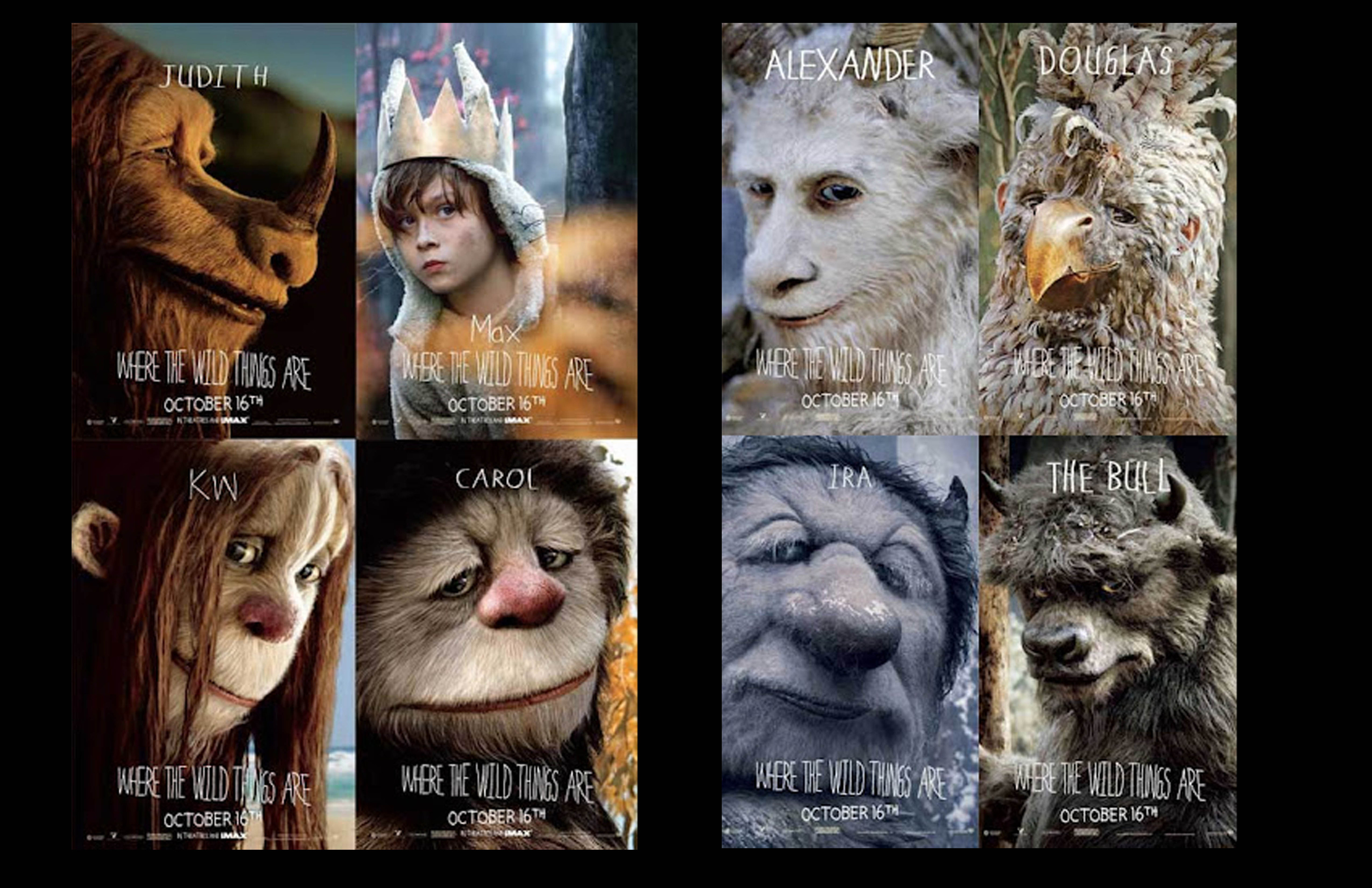 Constantine sekeris where the wild things are creature designs for