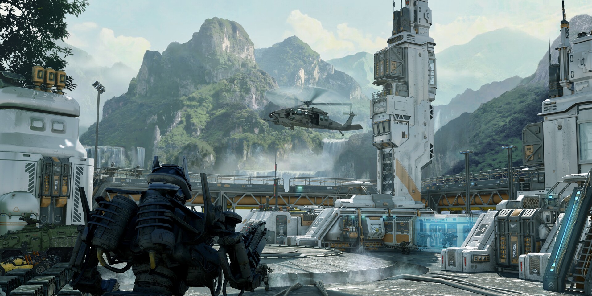 ArtStation - Military base concept