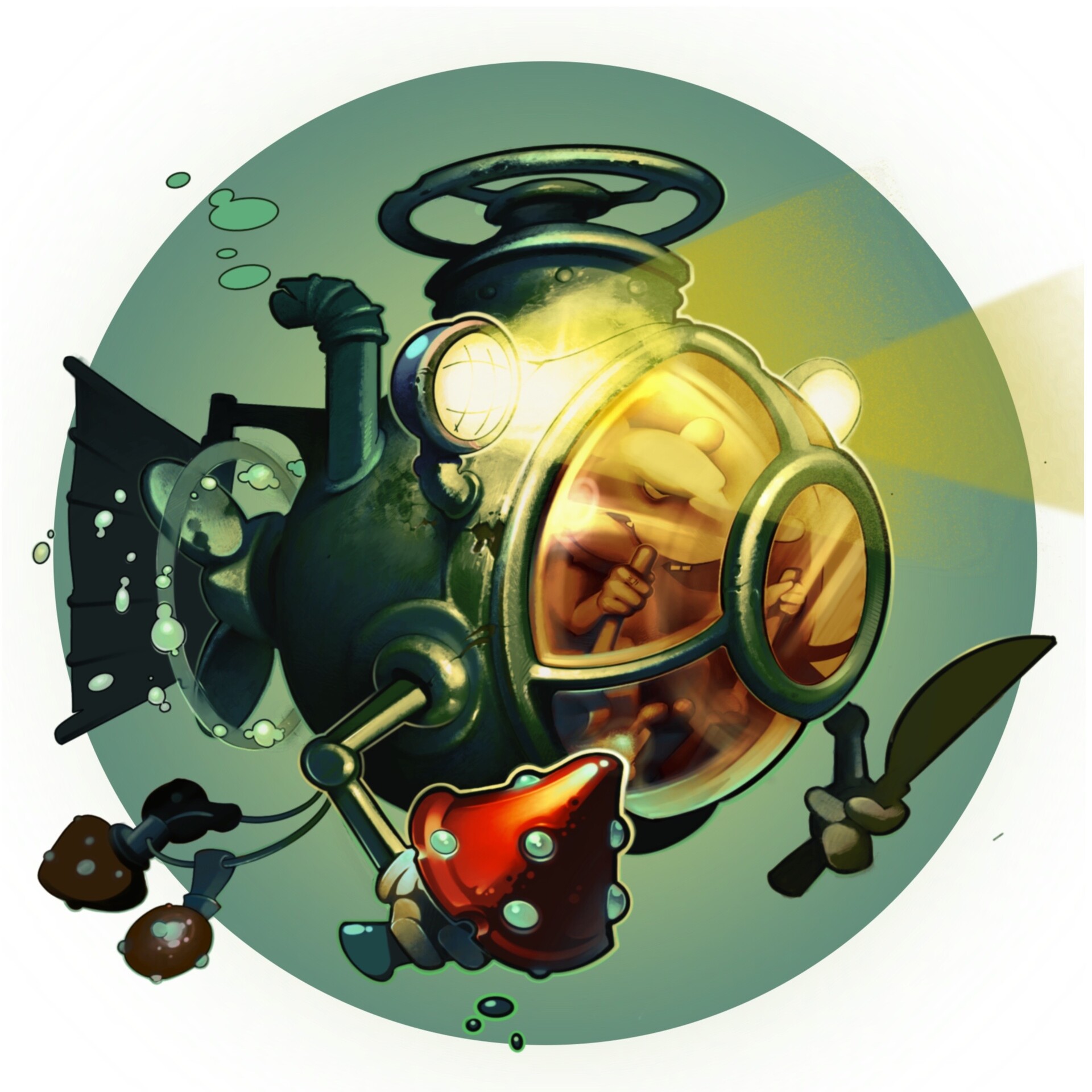 ArtStation - подводная лодка
