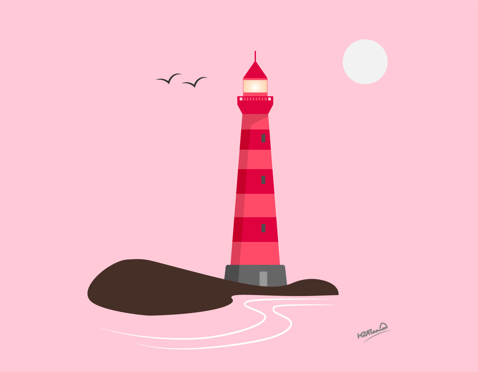 Version 1: First illustration - Minimalist  approach