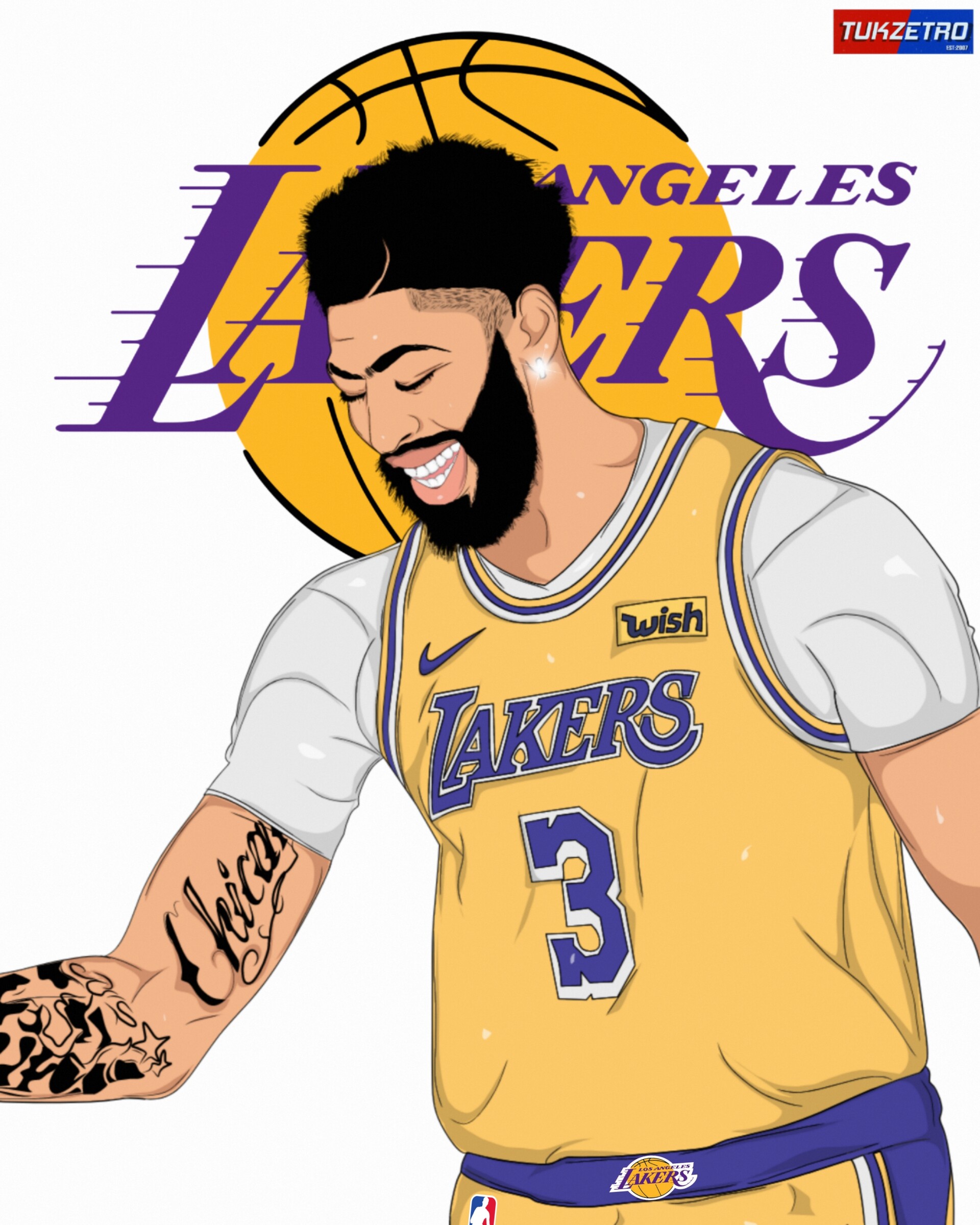 Anthony davis cartoon