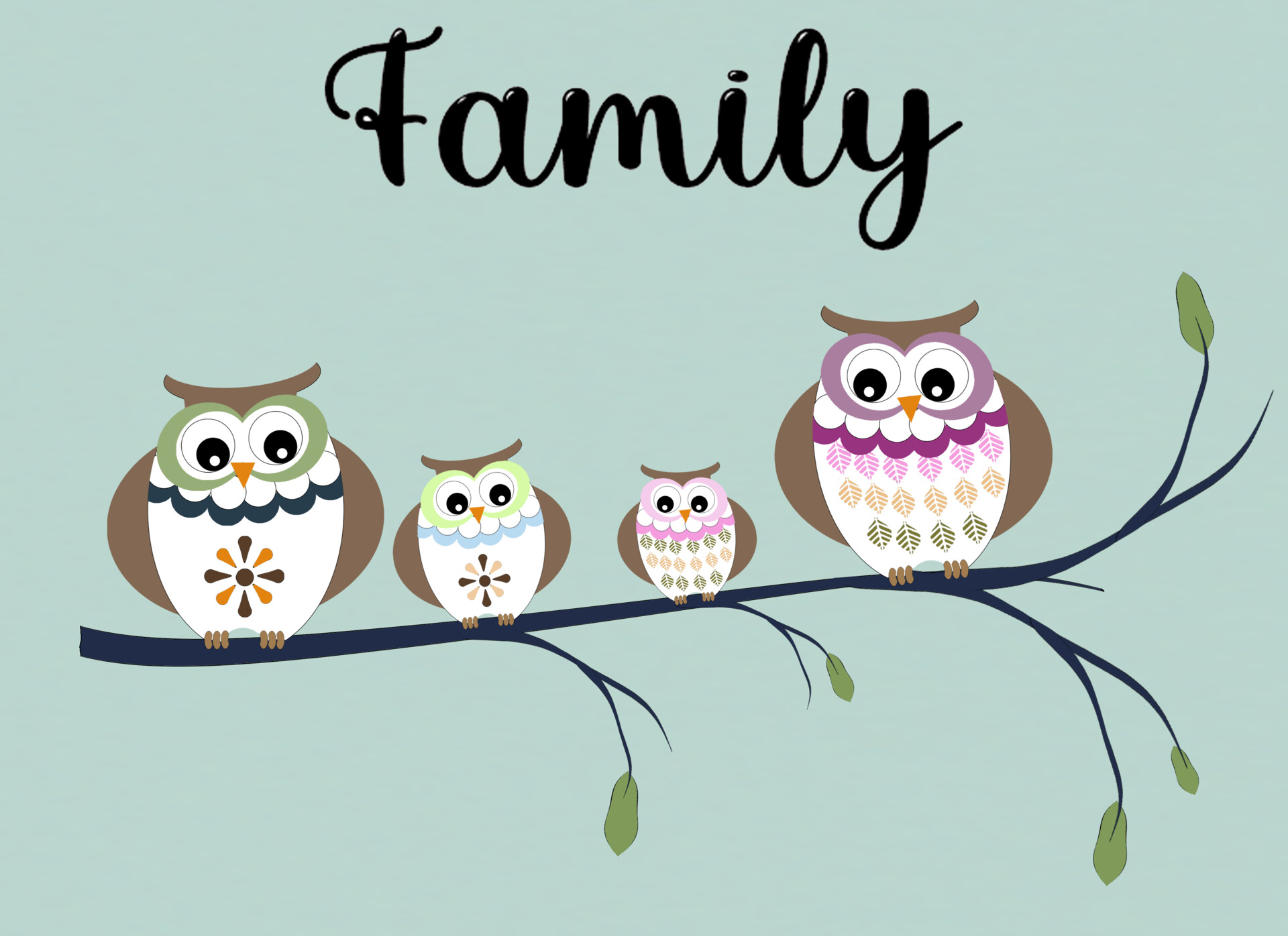 ArtStation - Owl family