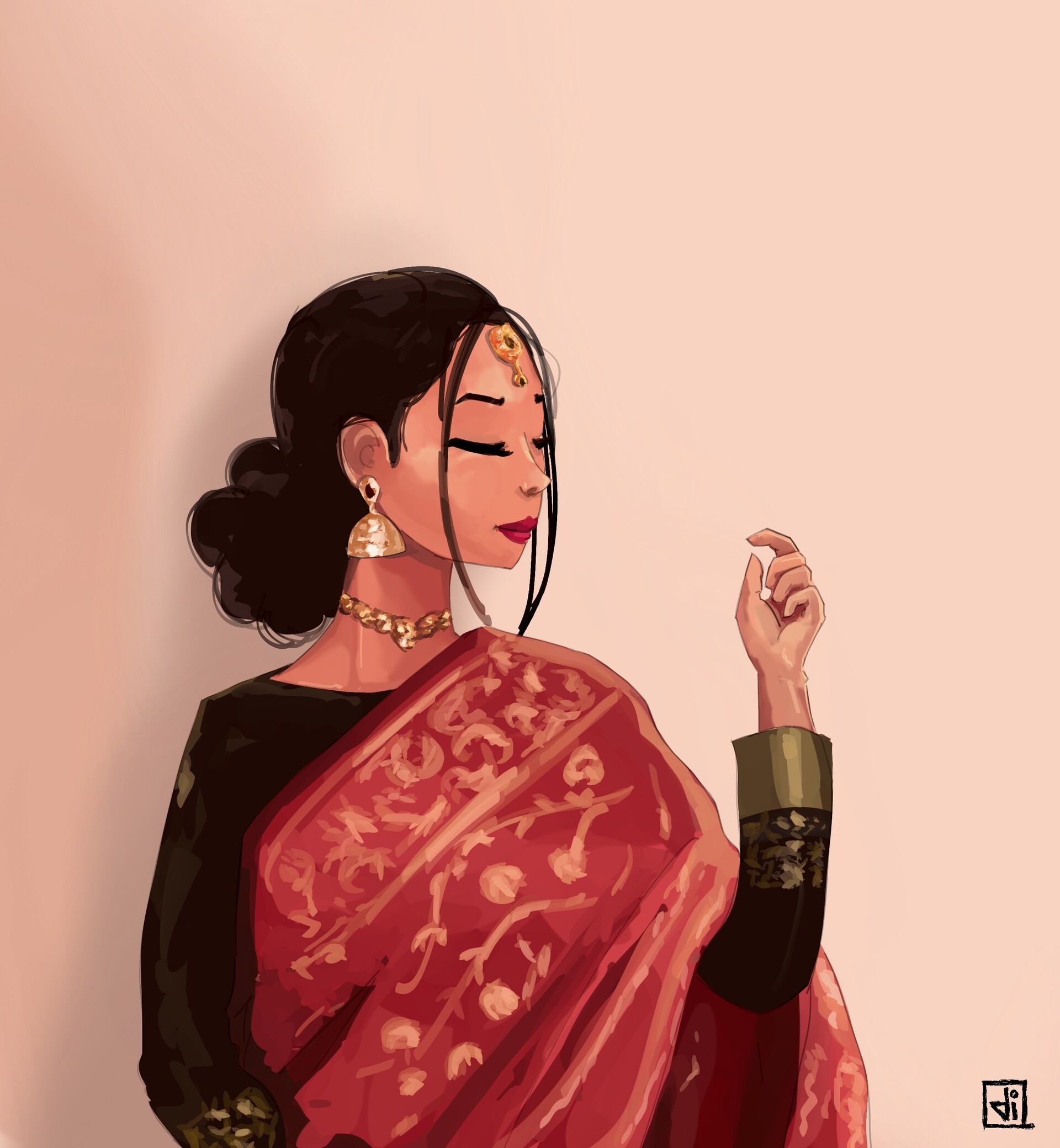 Bengal beauty by Yogita Chawdhary on Dribbble