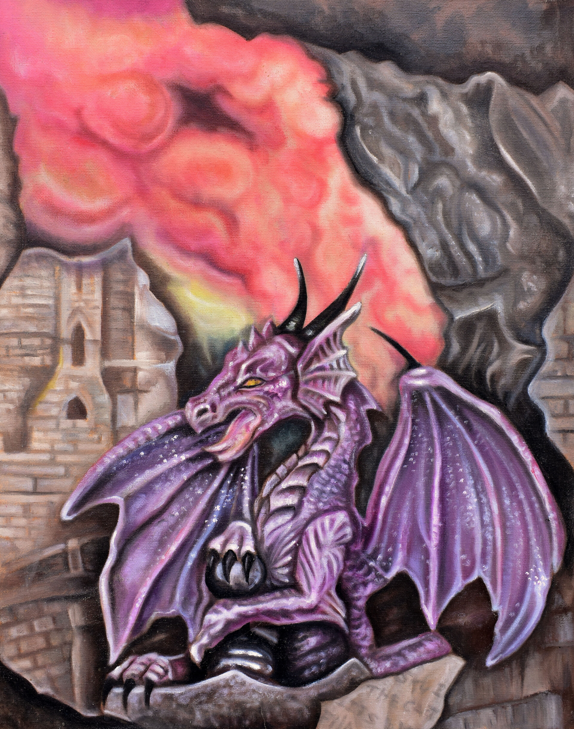 ArtStation Dragon Oil Painting
