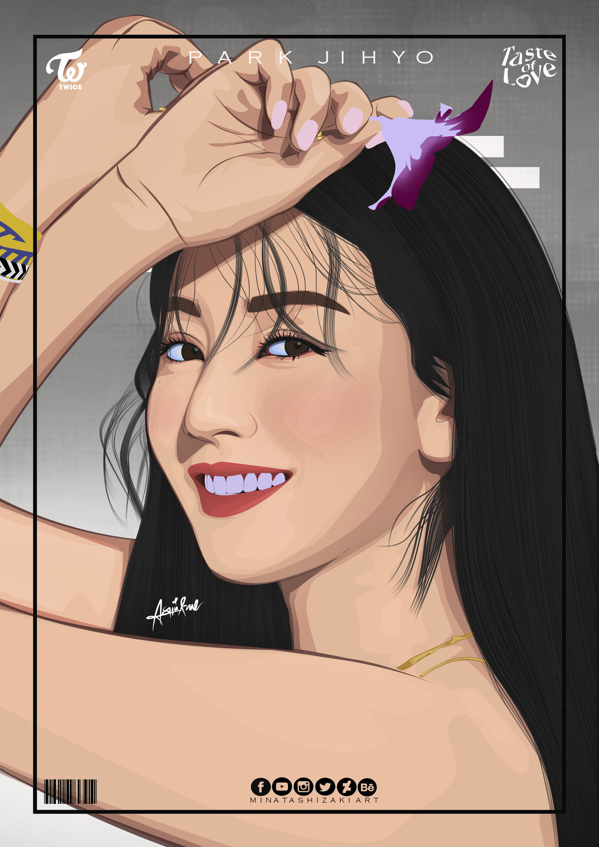 Artstation Twice Park Jihyo Taste Of Love Minatashizaki Art