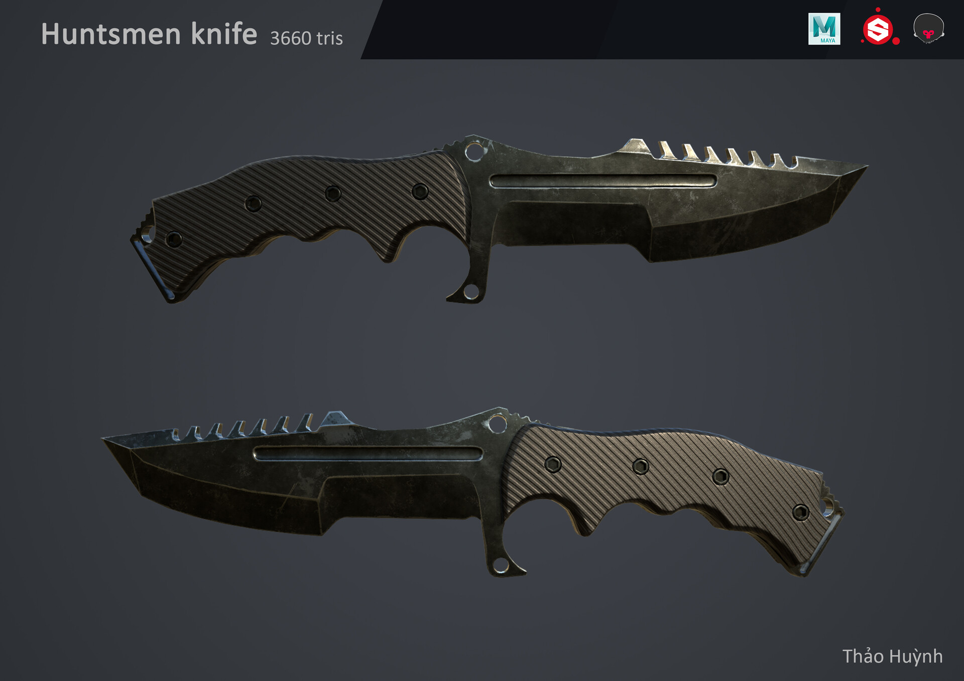 ArtStation - Huntsman Knife